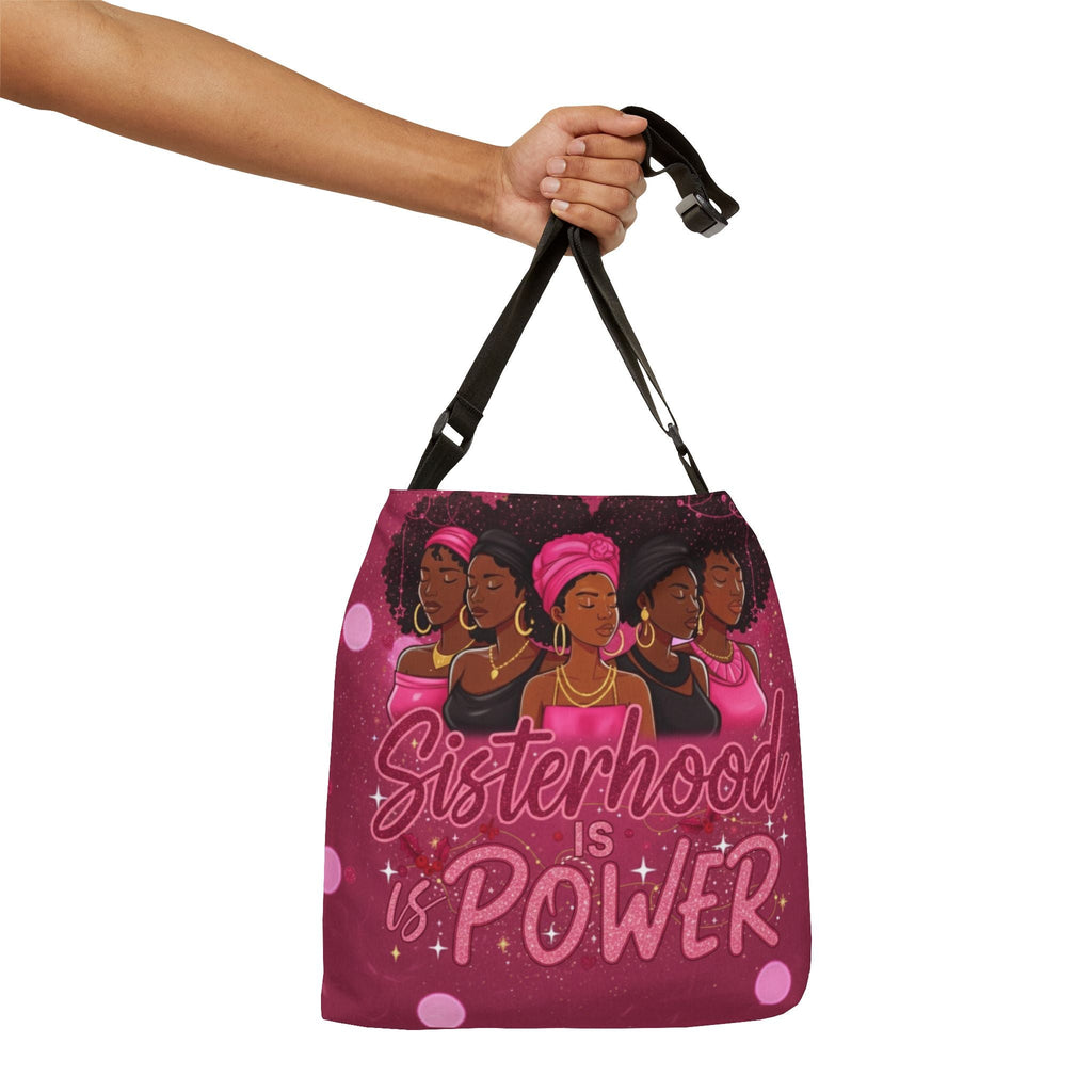 Sisterhood Is Power Adjustable Tote Bag Printify