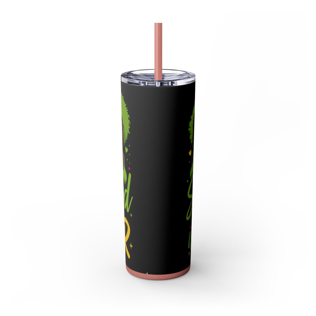 Sisterhood Is Power Skinny Tumbler — 20oz Insulated Straw Tumbler