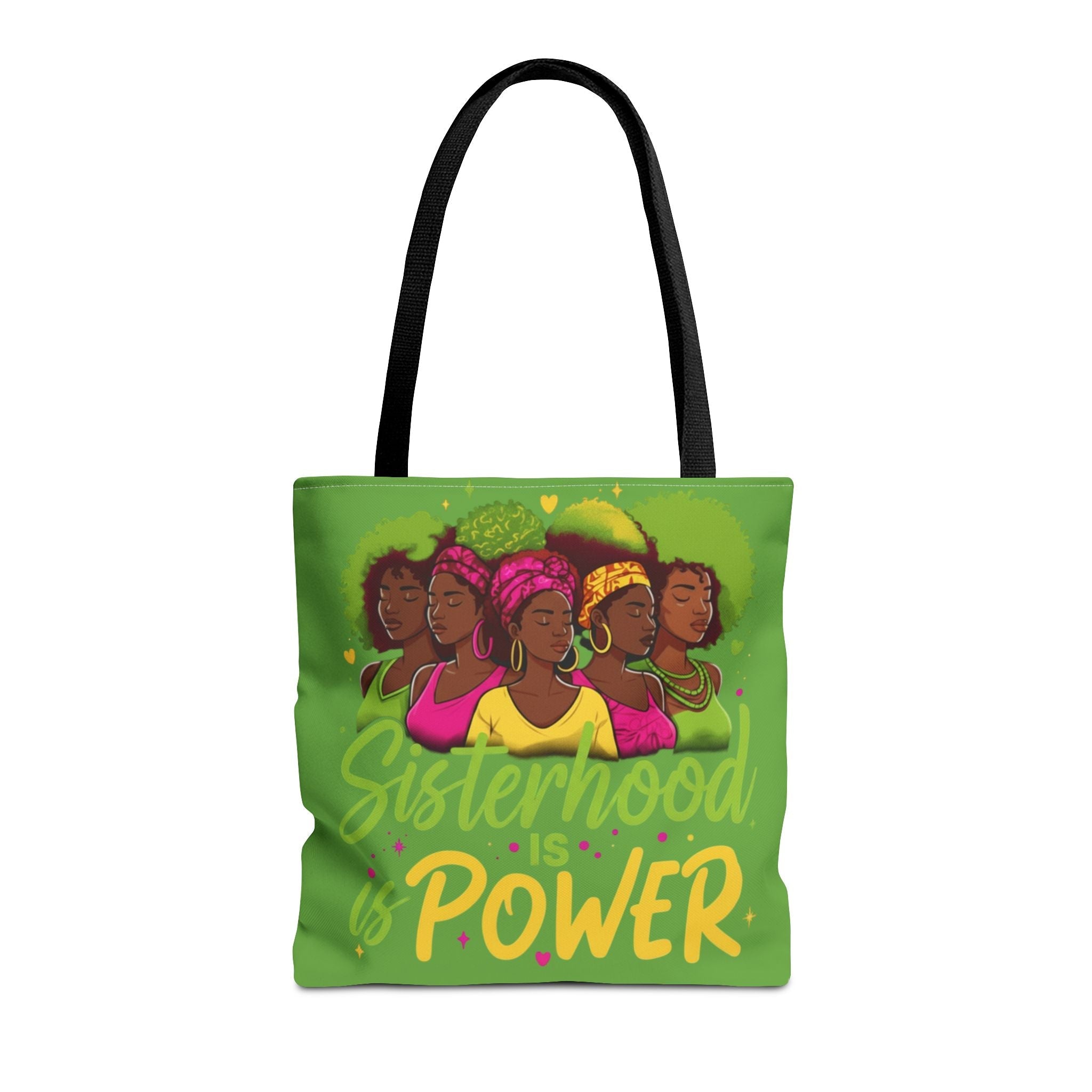 Sisterhood is Power — Tote Bag (AOP) — Green