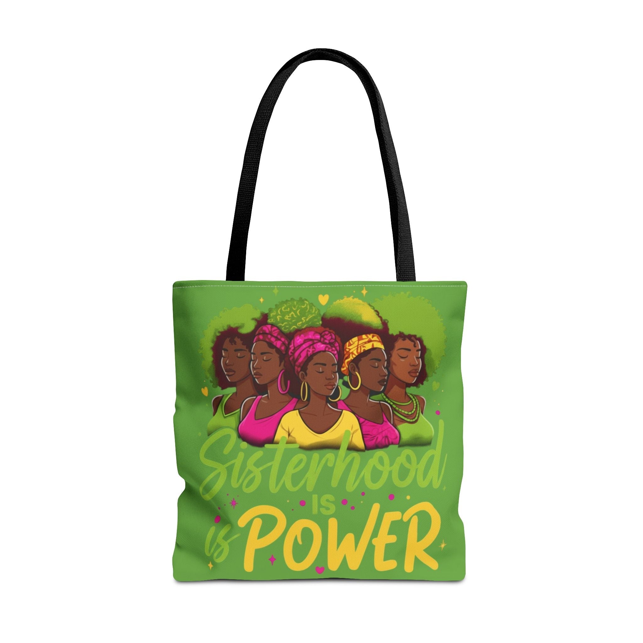 Sisterhood is Power — Tote Bag (AOP) — Green