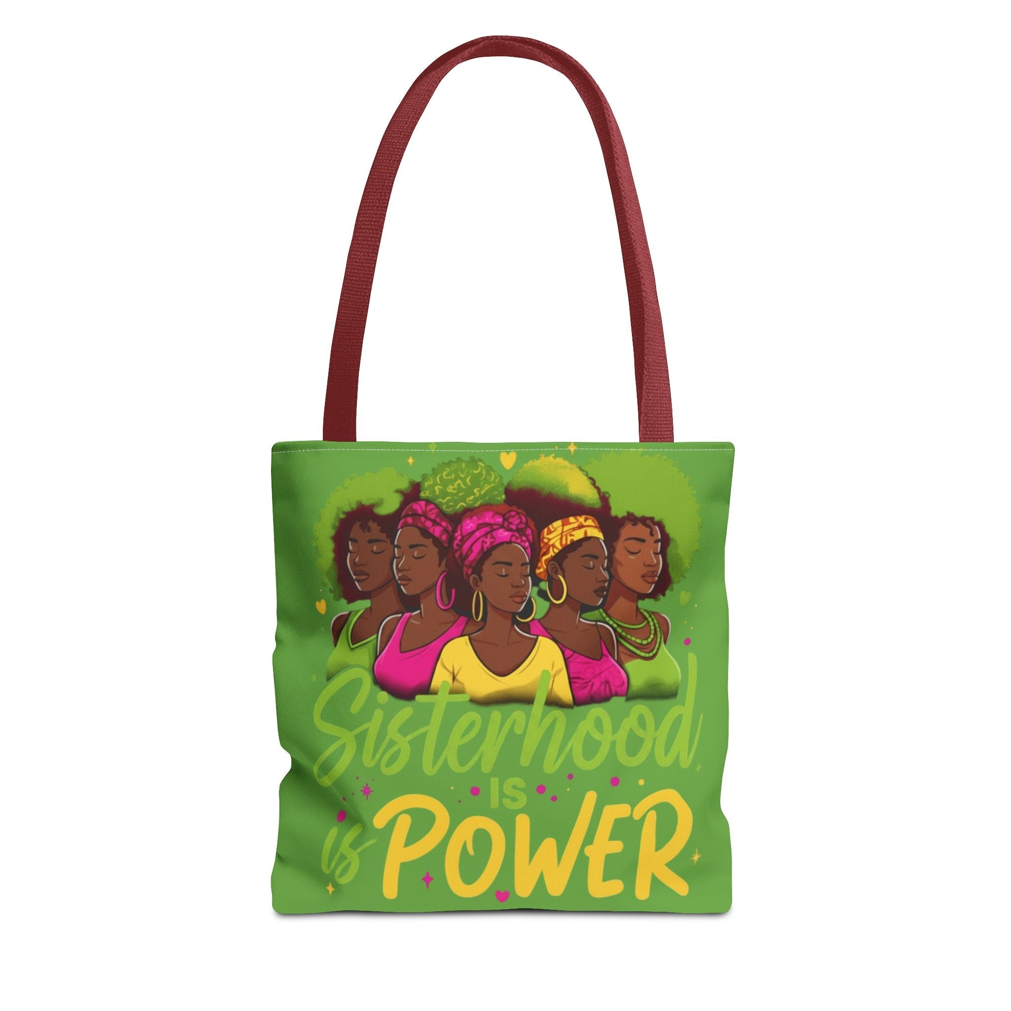 Sisterhood is Power — Tote Bag (AOP) — Green