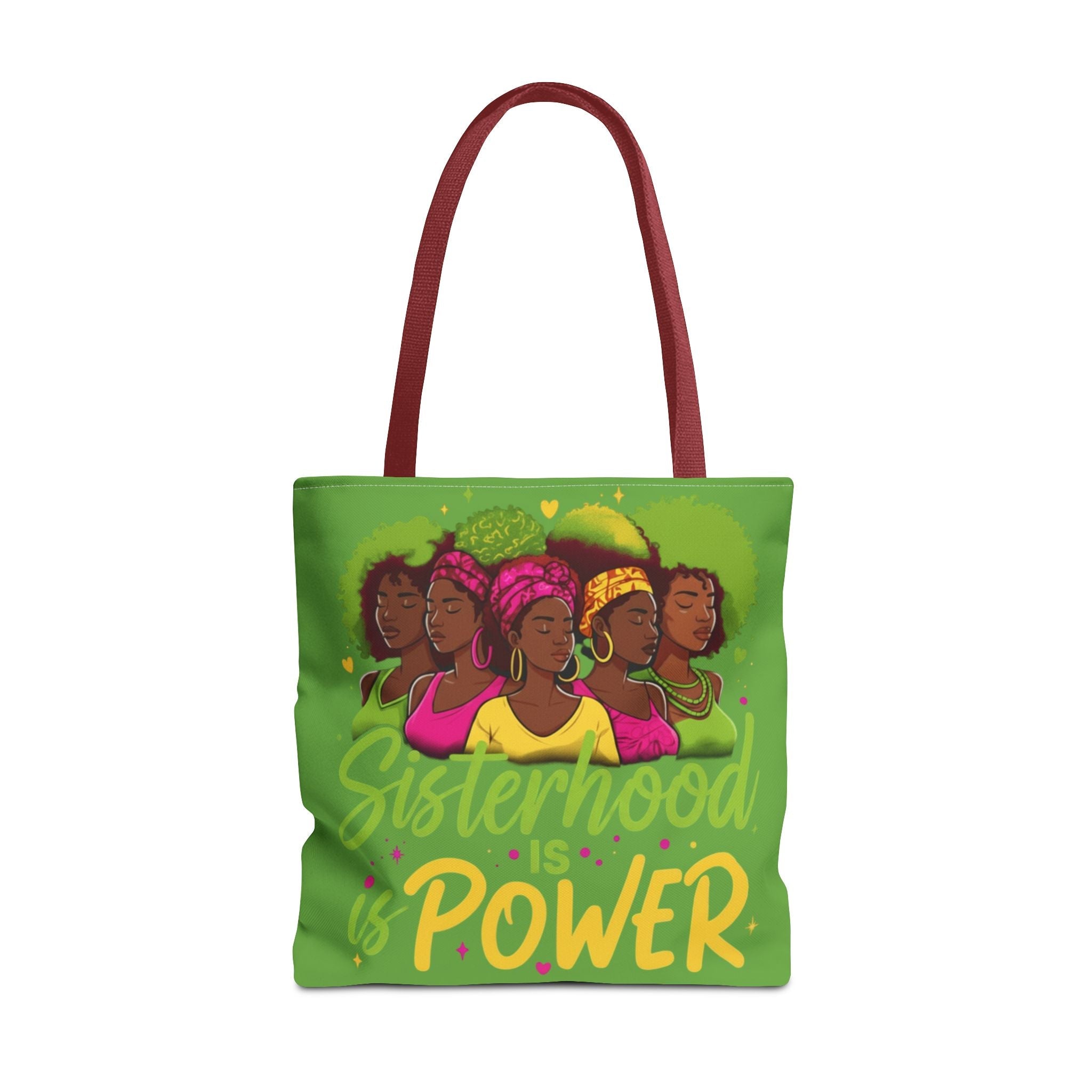 Sisterhood is Power — Tote Bag (AOP) — Green