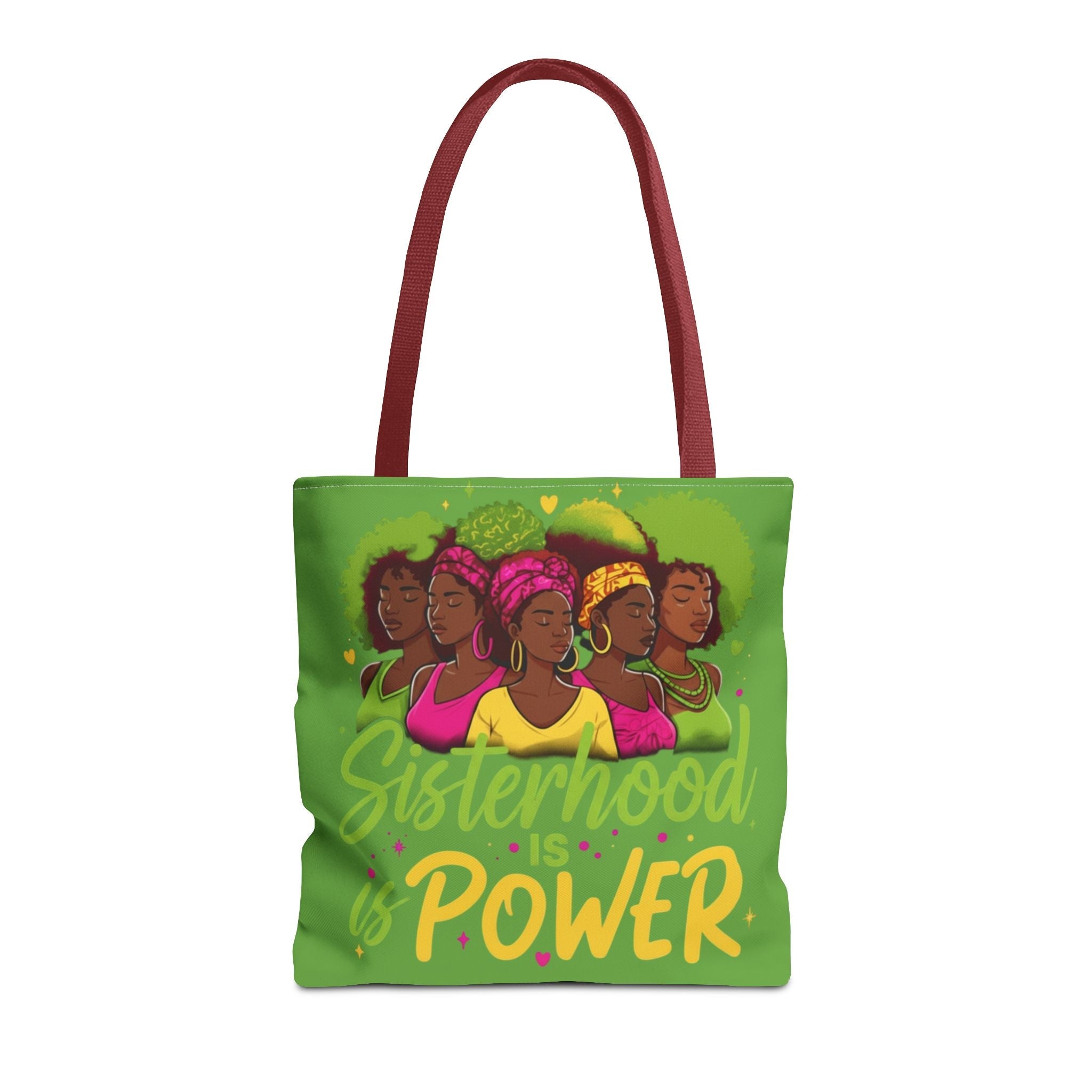 Sisterhood is Power — Tote Bag (AOP) — Green