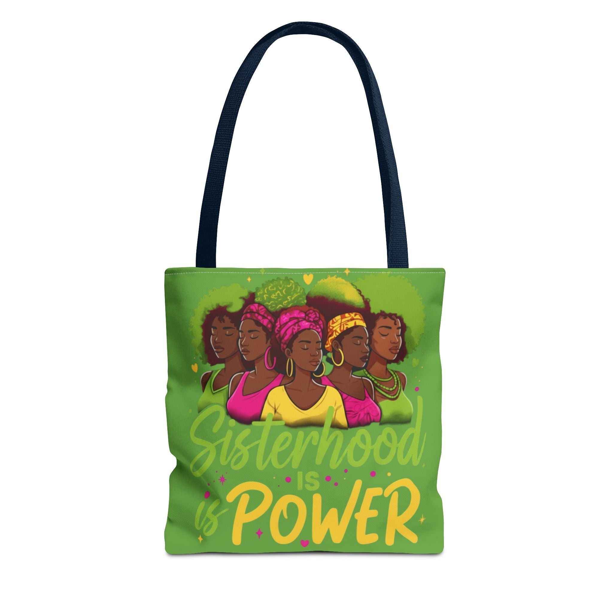Sisterhood is Power — Tote Bag (AOP) — Green