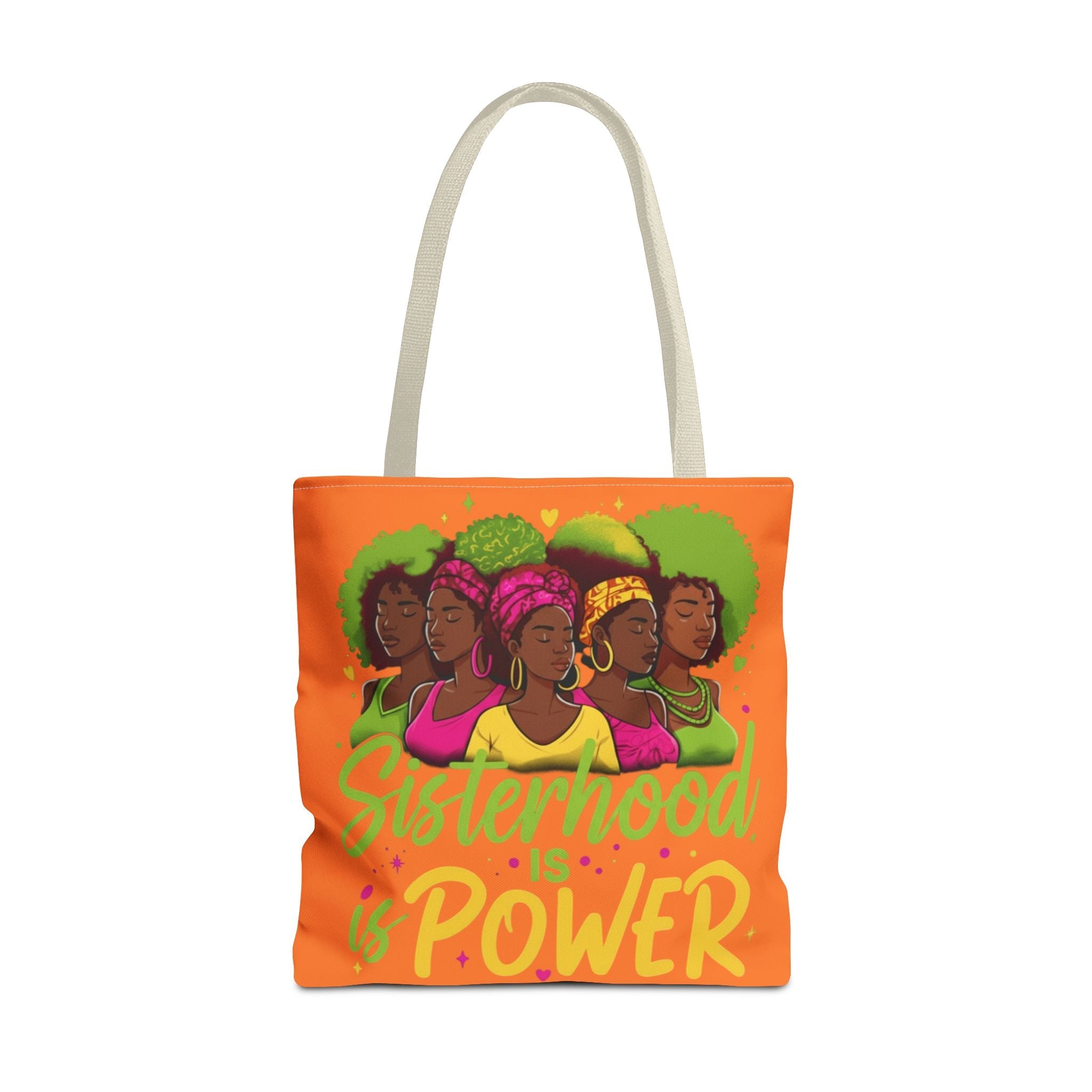 Sisterhood is Power — Tote Bag (AOP) — Orange