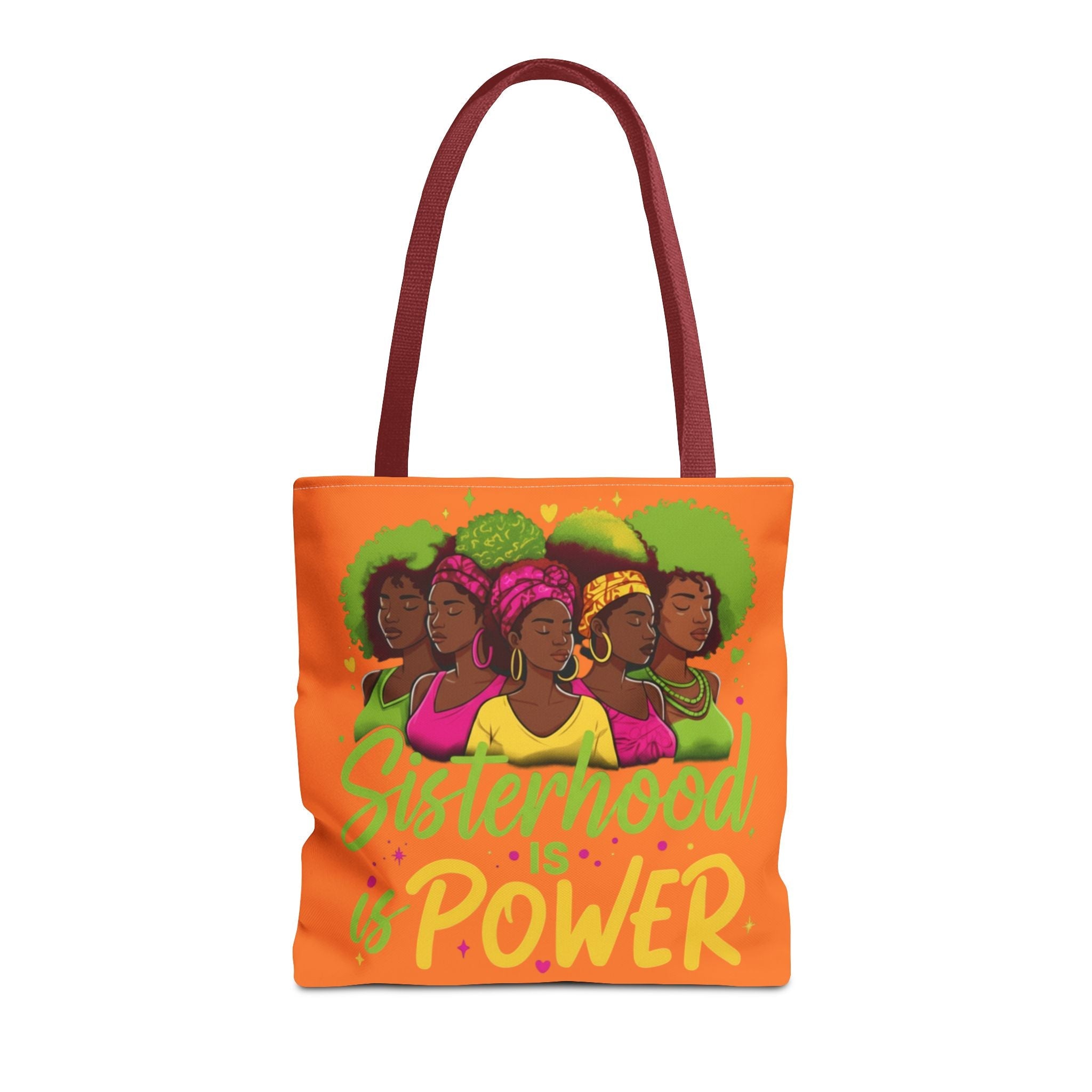 Sisterhood is Power — Tote Bag (AOP) — Orange