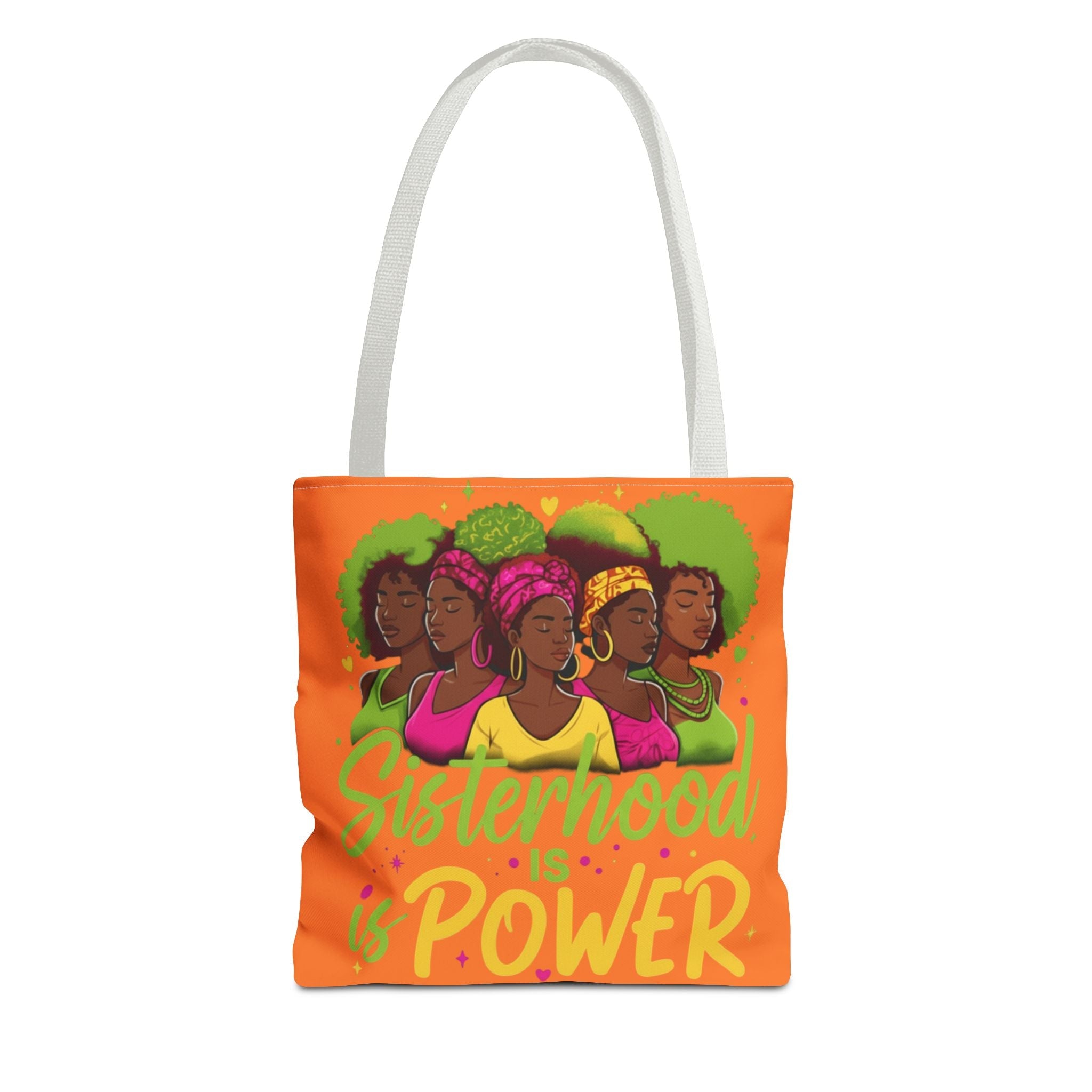 Sisterhood is Power — Tote Bag (AOP) — Orange