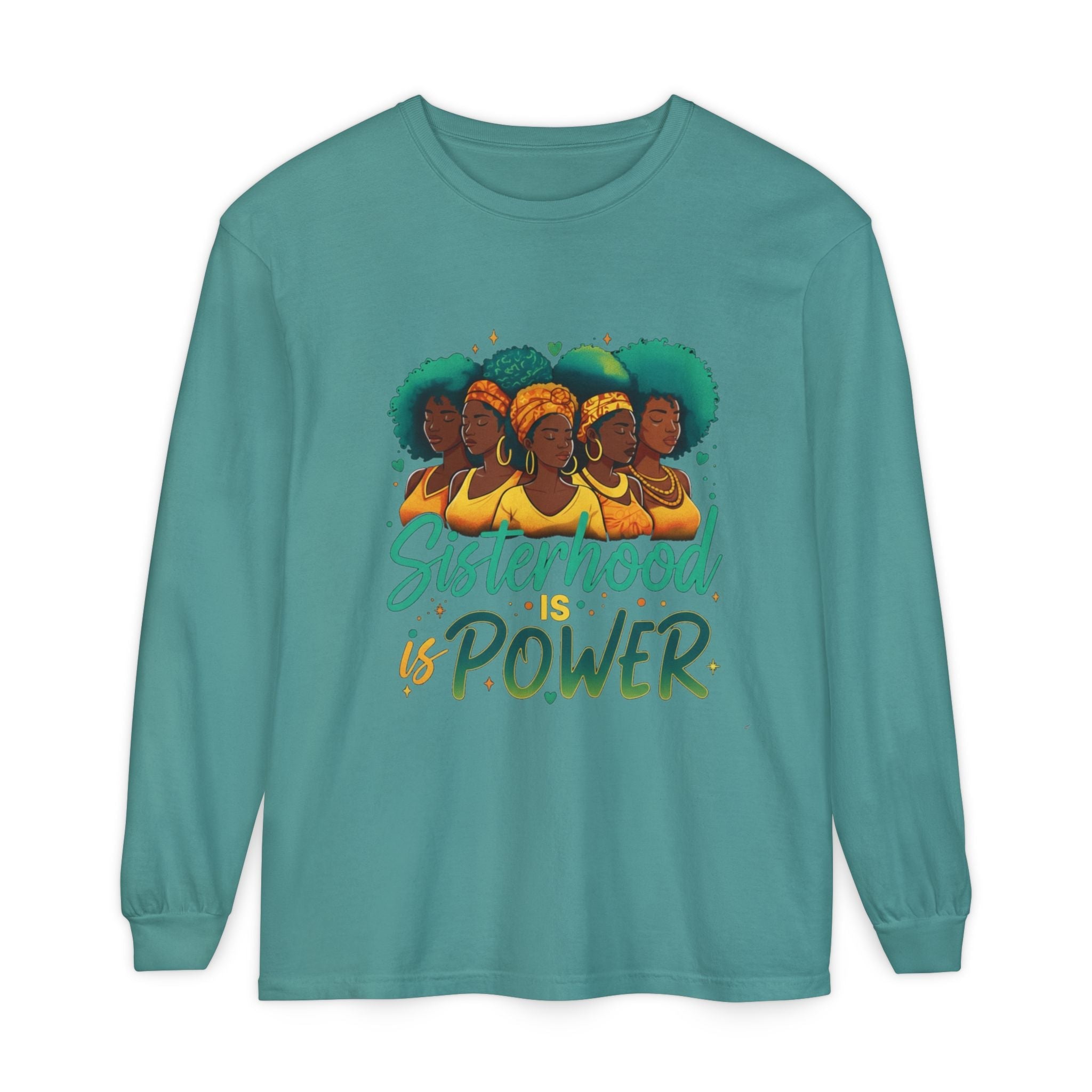 Sisterhood Power Long Sleeve T-Shirt, Unisex Tee for Empowerment, Gift for Friends, Women's Day, Birthday Gift, Casual Wear