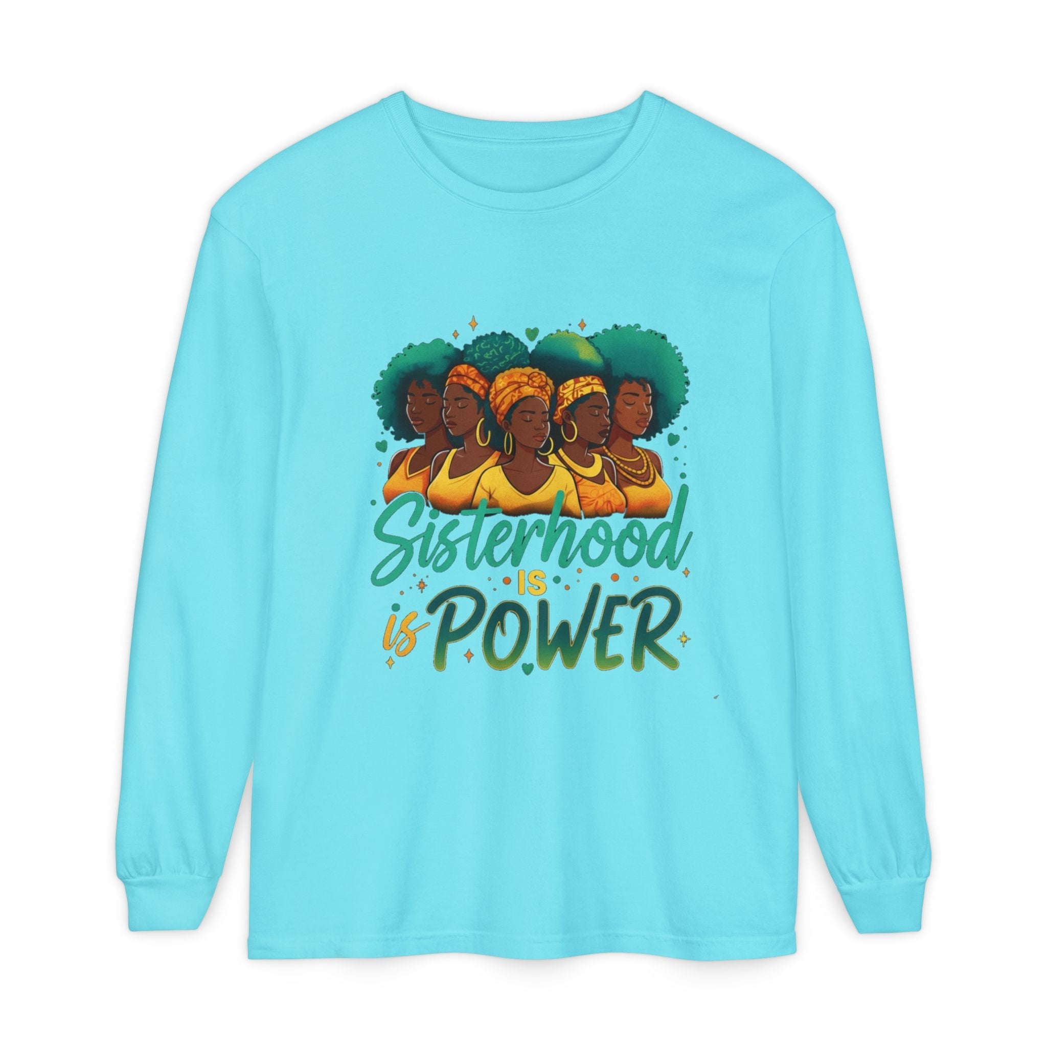Sisterhood Power Long Sleeve T-Shirt, Unisex Tee for Empowerment, Gift for Friends, Women's Day, Birthday Gift, Casual Wear