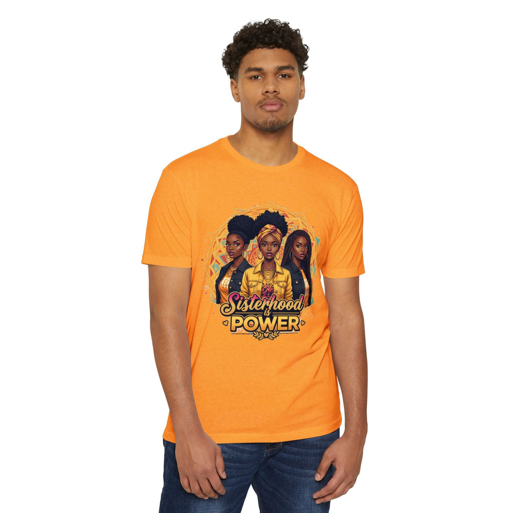 Sisterhood Power T-Shirt — Black Women Empowerment Graphic Tee