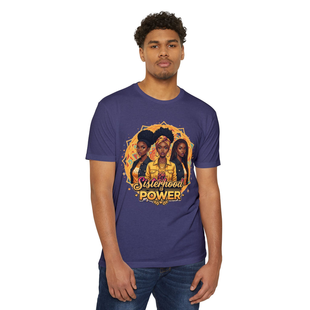 Sisterhood Power T-Shirt — Black Women Empowerment Graphic Tee