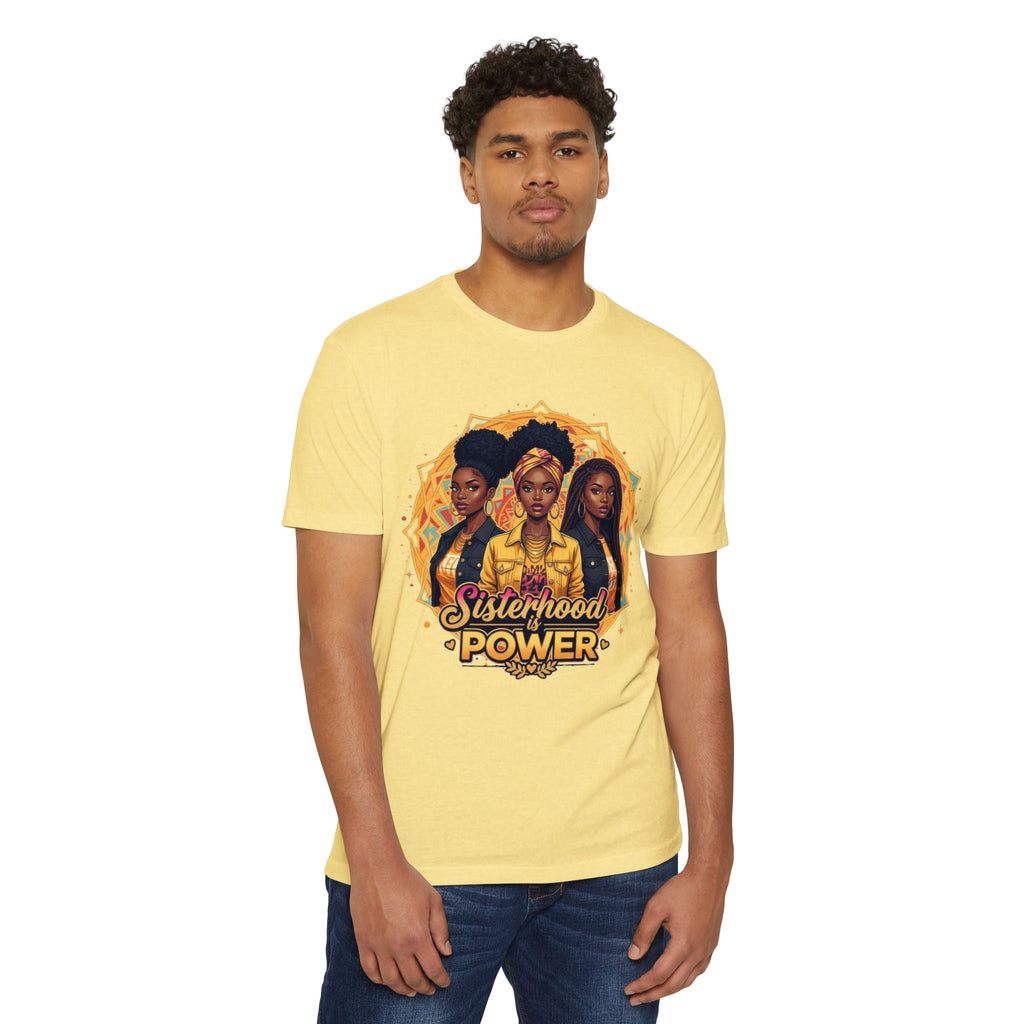 Sisterhood Power T-Shirt — Black Women Empowerment Graphic Tee