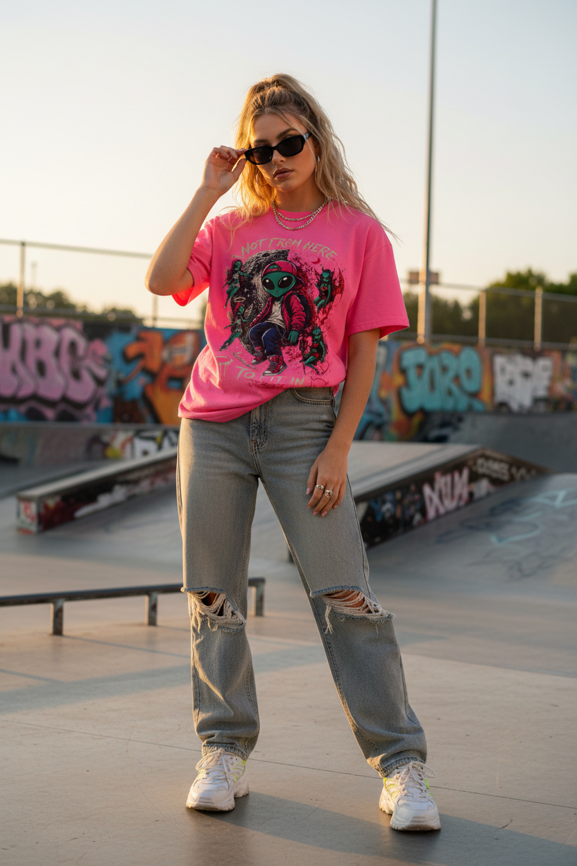 Skate Park Golden Hour - White Female