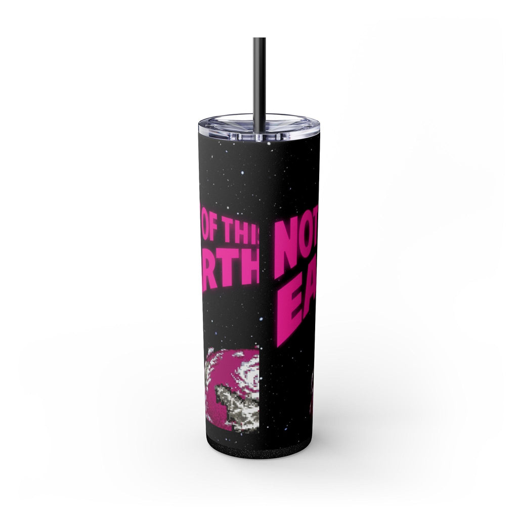 Skinny Tumbler — 'Not of This Earth' Retro Space 20oz Stainless Straw Cup