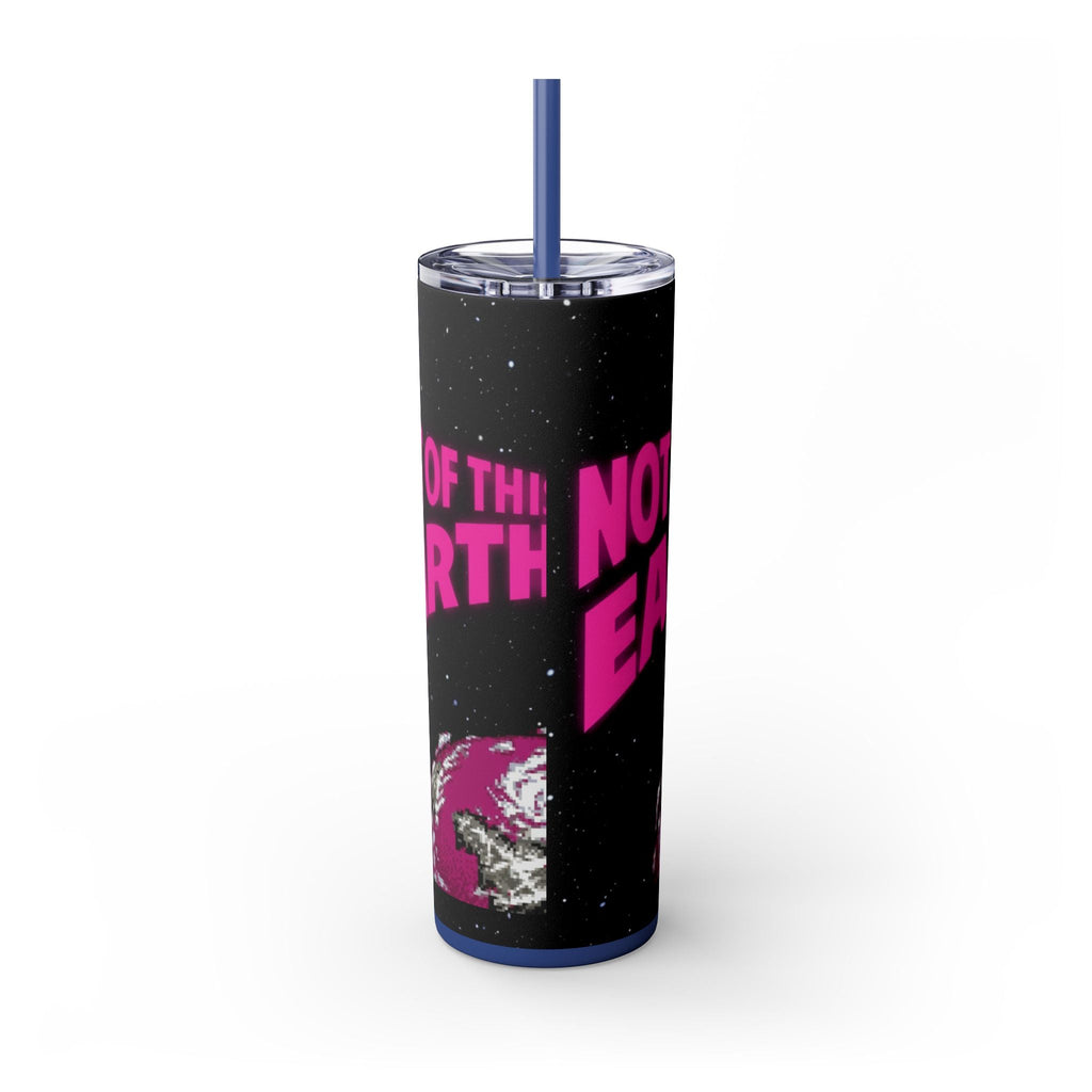 Skinny Tumbler — 'Not of This Earth' Retro Space 20oz Stainless Straw Cup