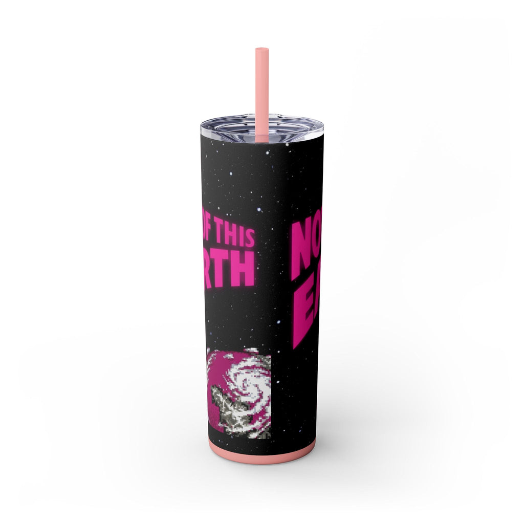 Skinny Tumbler — 'Not of This Earth' Retro Space 20oz Stainless Straw Cup