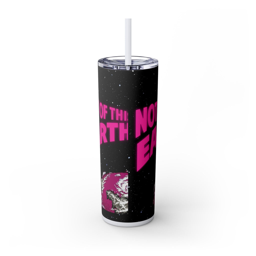 Skinny Tumbler — 'Not of This Earth' Retro Space 20oz Stainless Straw Cup