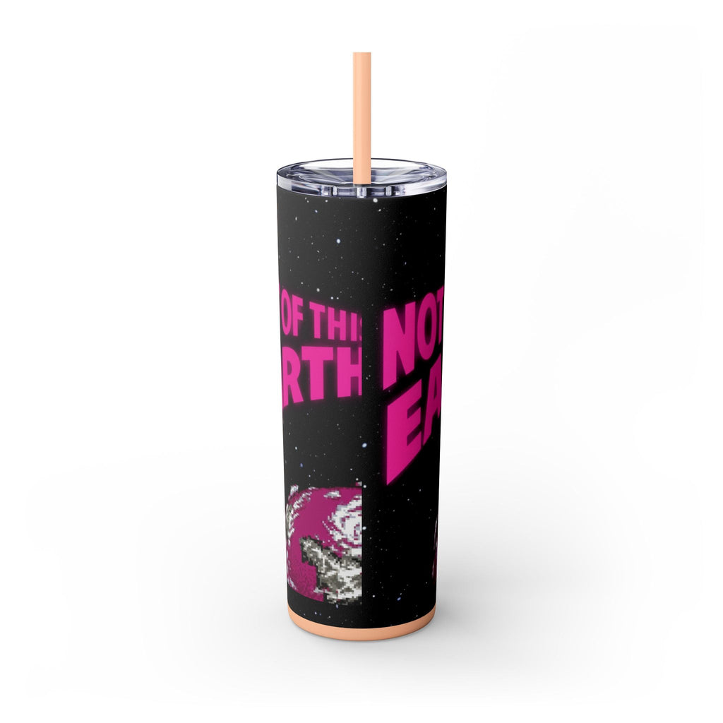 Skinny Tumbler — 'Not of This Earth' Retro Space 20oz Stainless Straw Cup