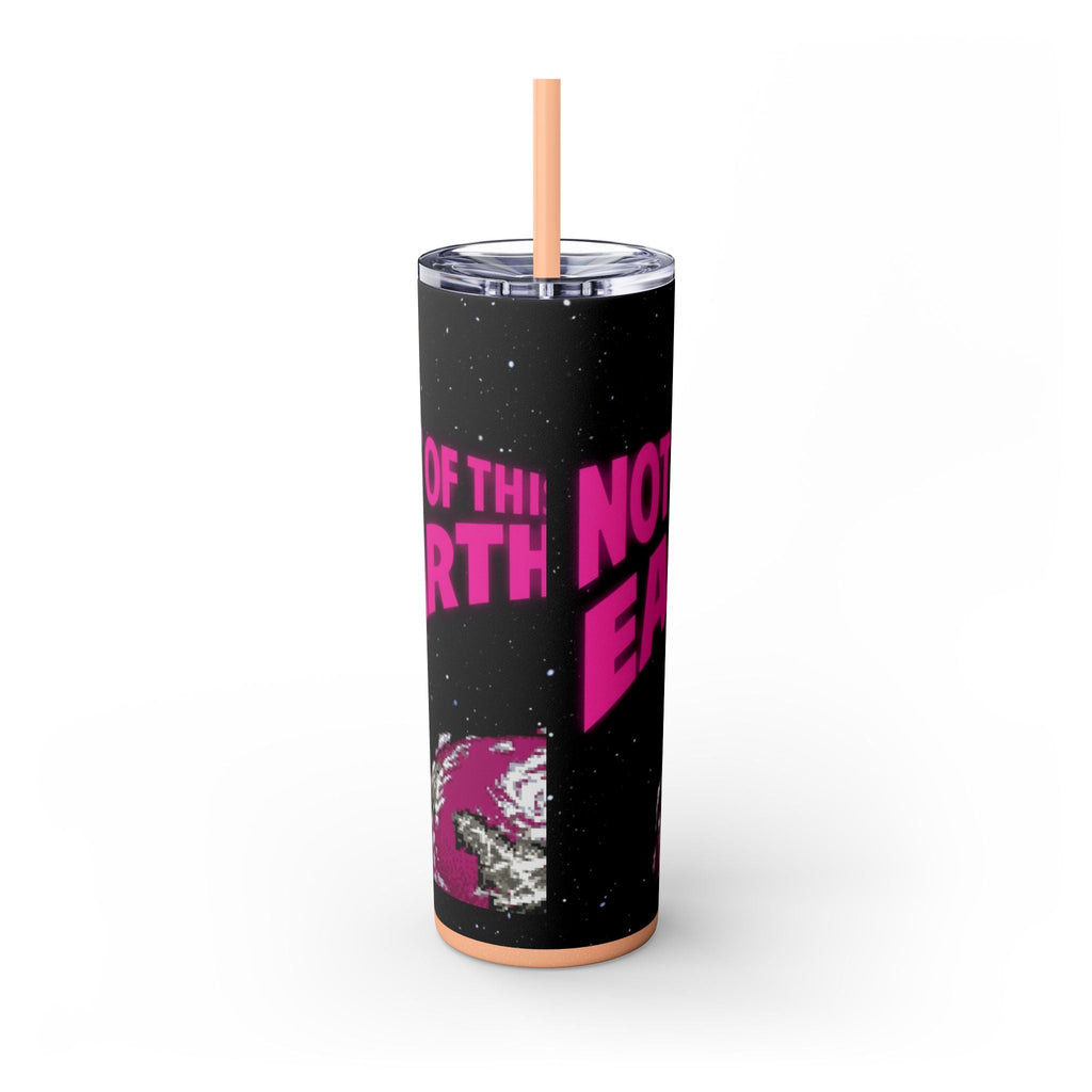Skinny Tumbler — 'Not of This Earth' Retro Space 20oz Stainless Straw Cup