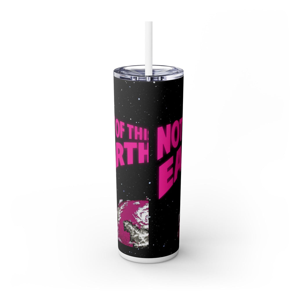 Skinny Tumbler — 'Not of This Earth' Retro Space 20oz Stainless Straw Cup