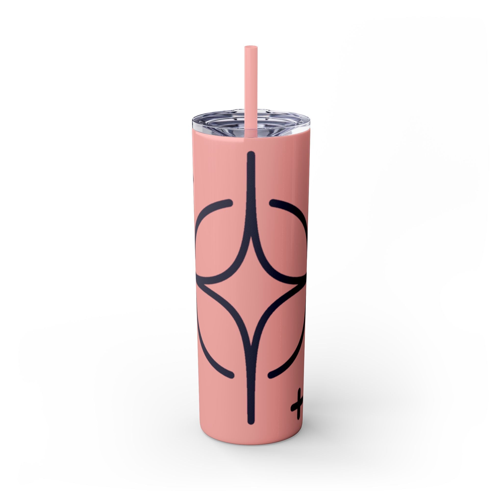 Skinny Tumbler with Straw, 20oz