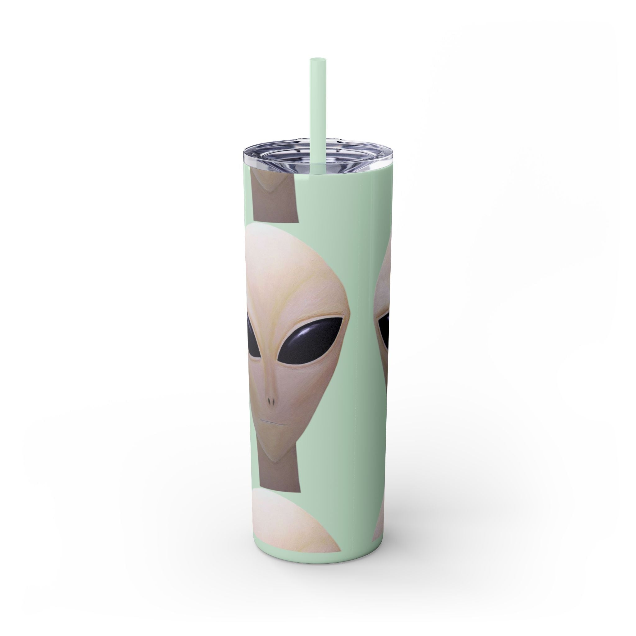 Skinny Tumbler with Straw, 20oz Printify