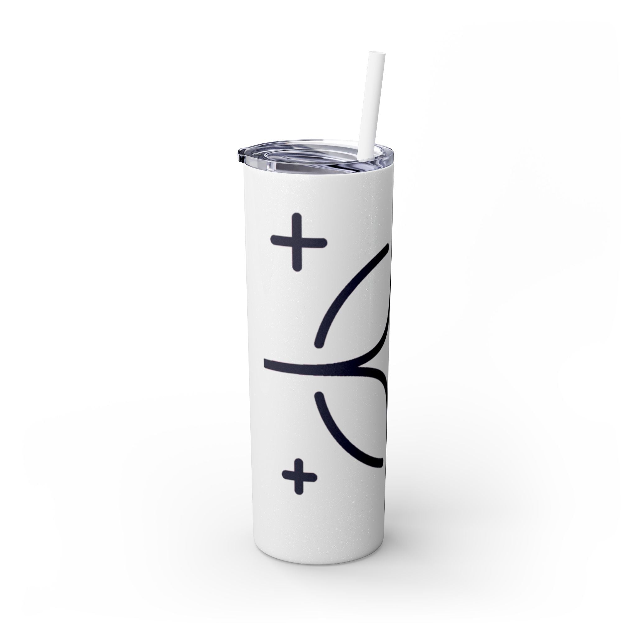 Skinny Tumbler with Straw, 20oz