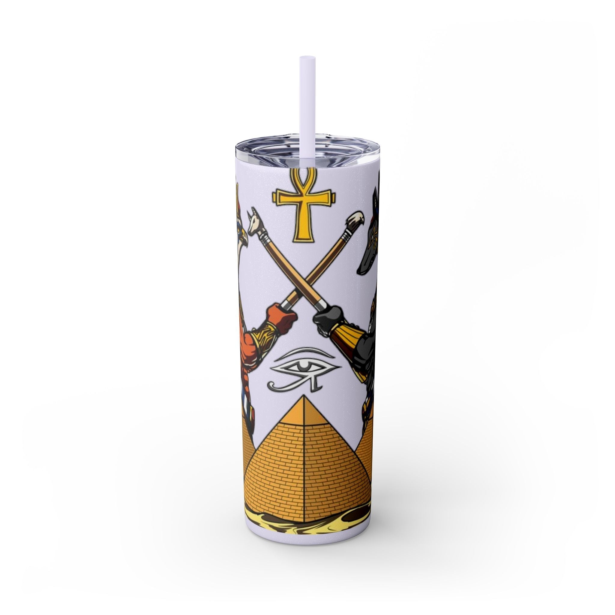 Skinny Tumbler with Straw, 20oz Printify