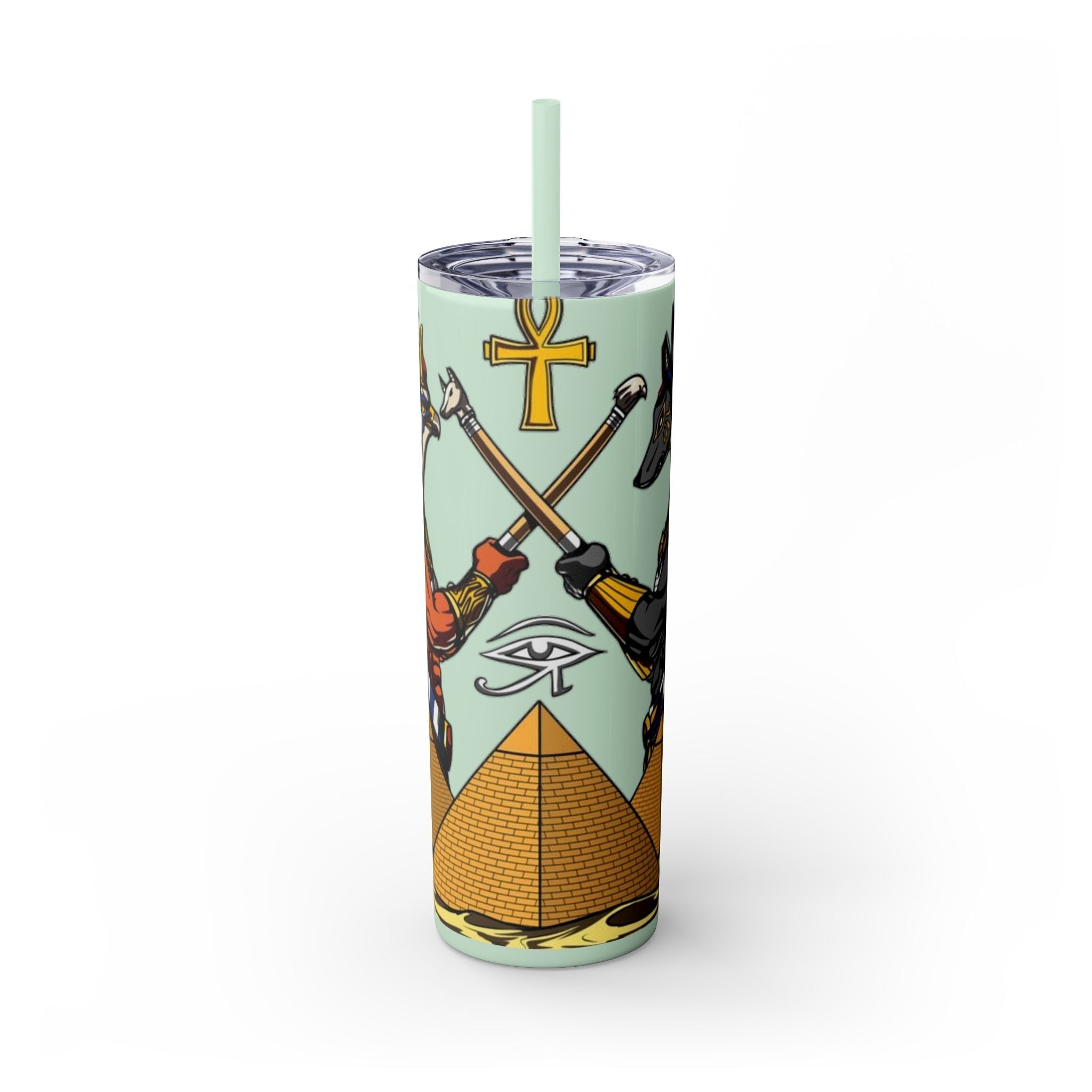 Skinny Tumbler with Straw, 20oz Printify