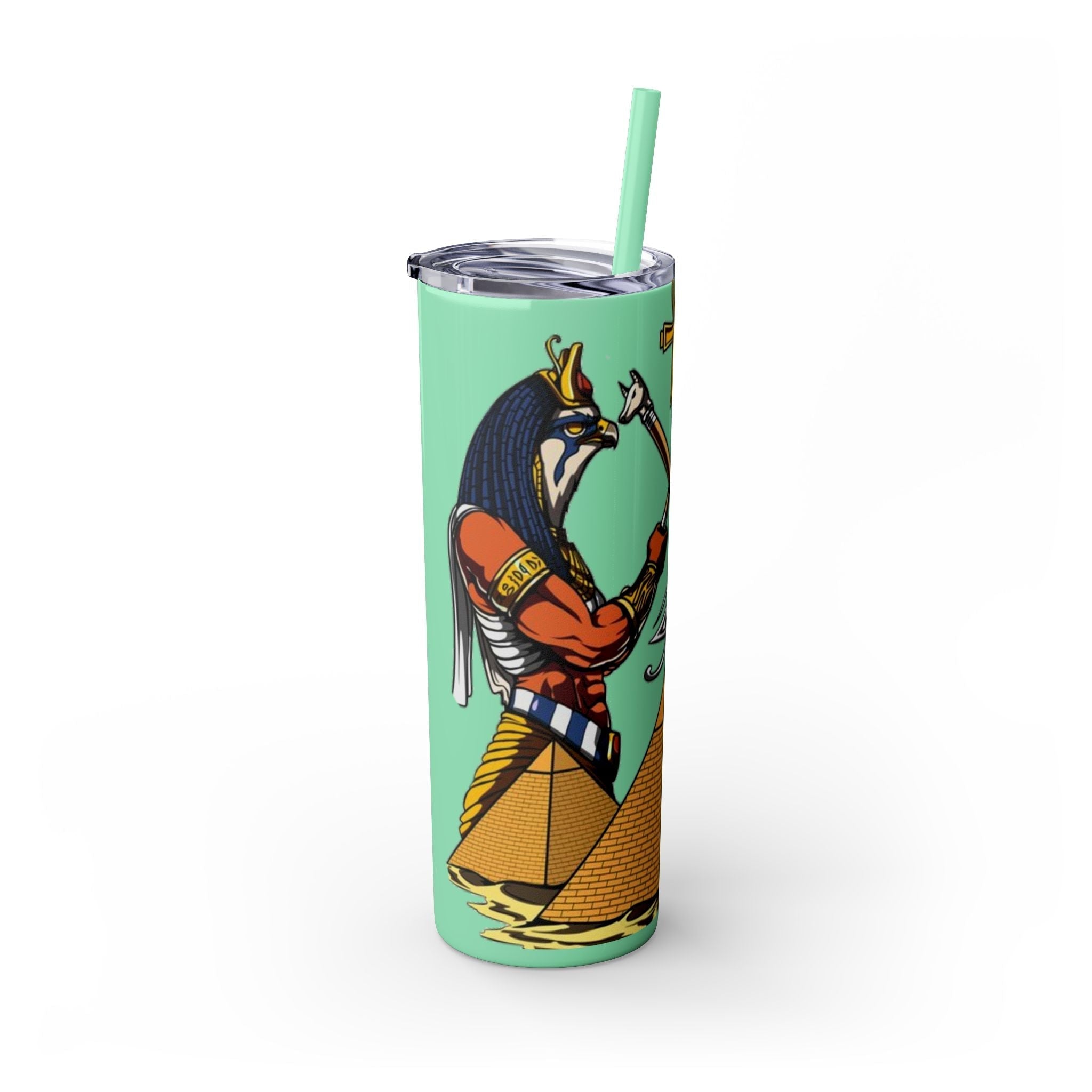 Skinny Tumbler with Straw, 20oz Printify