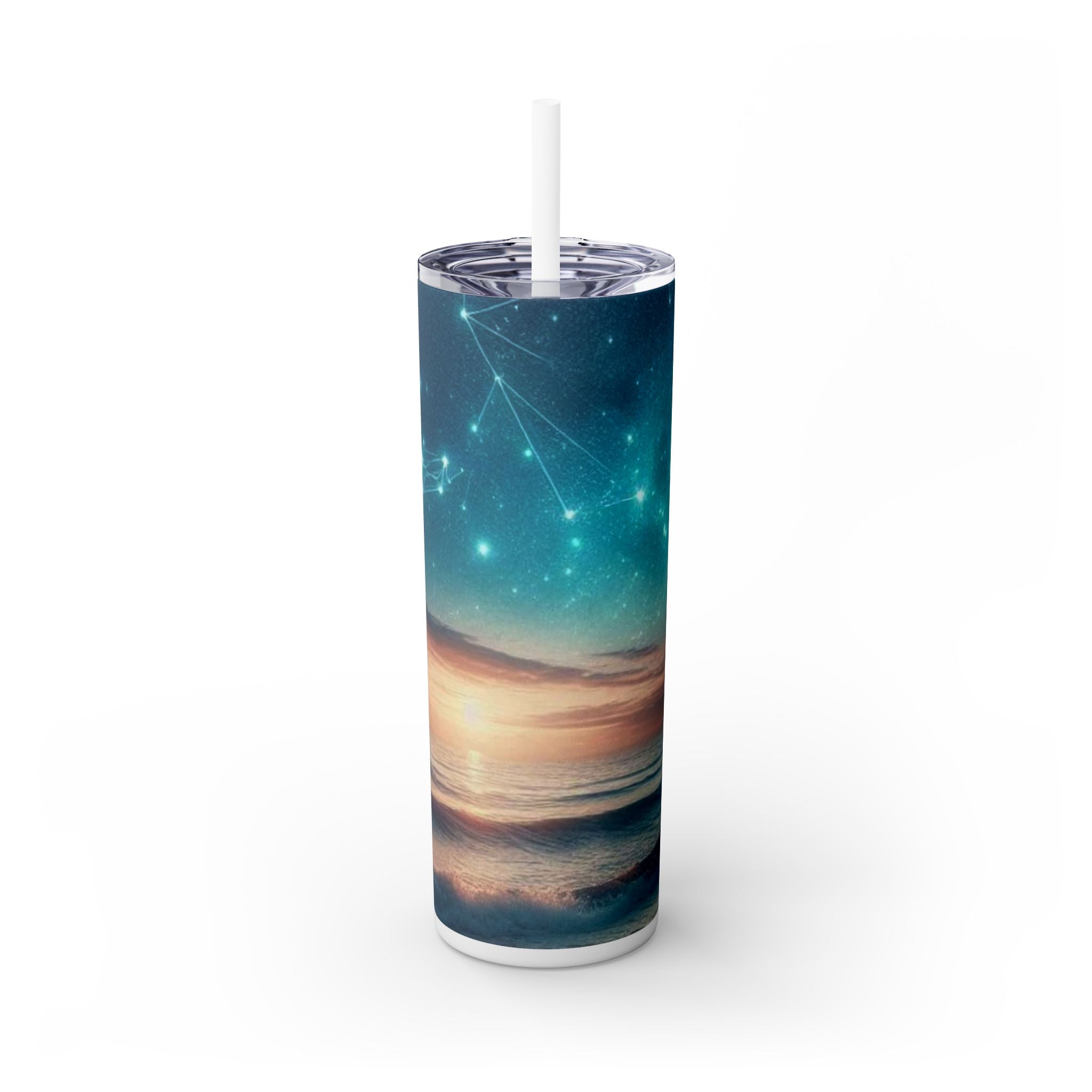 Skinny Tumbler with Straw, 20oz