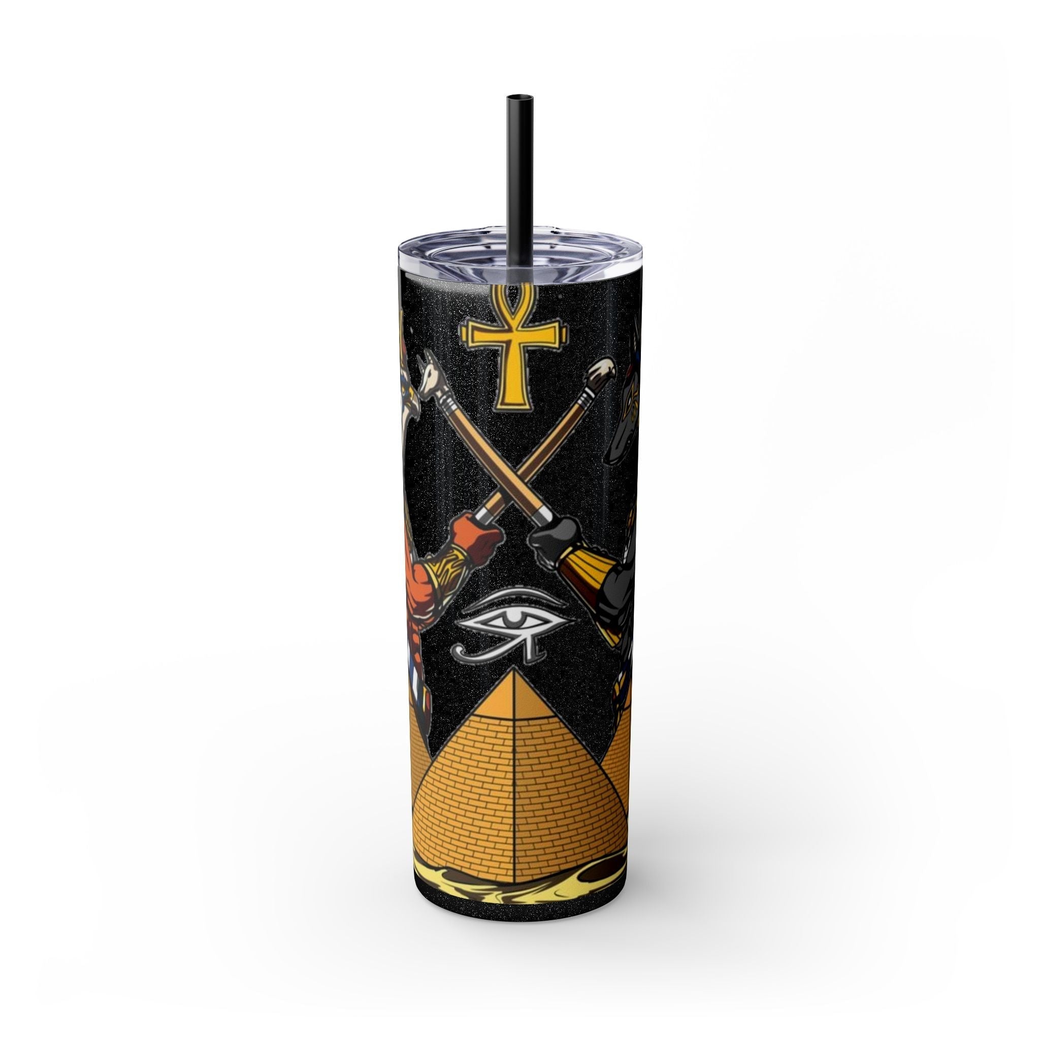 Skinny Tumbler with Straw, 20oz Printify