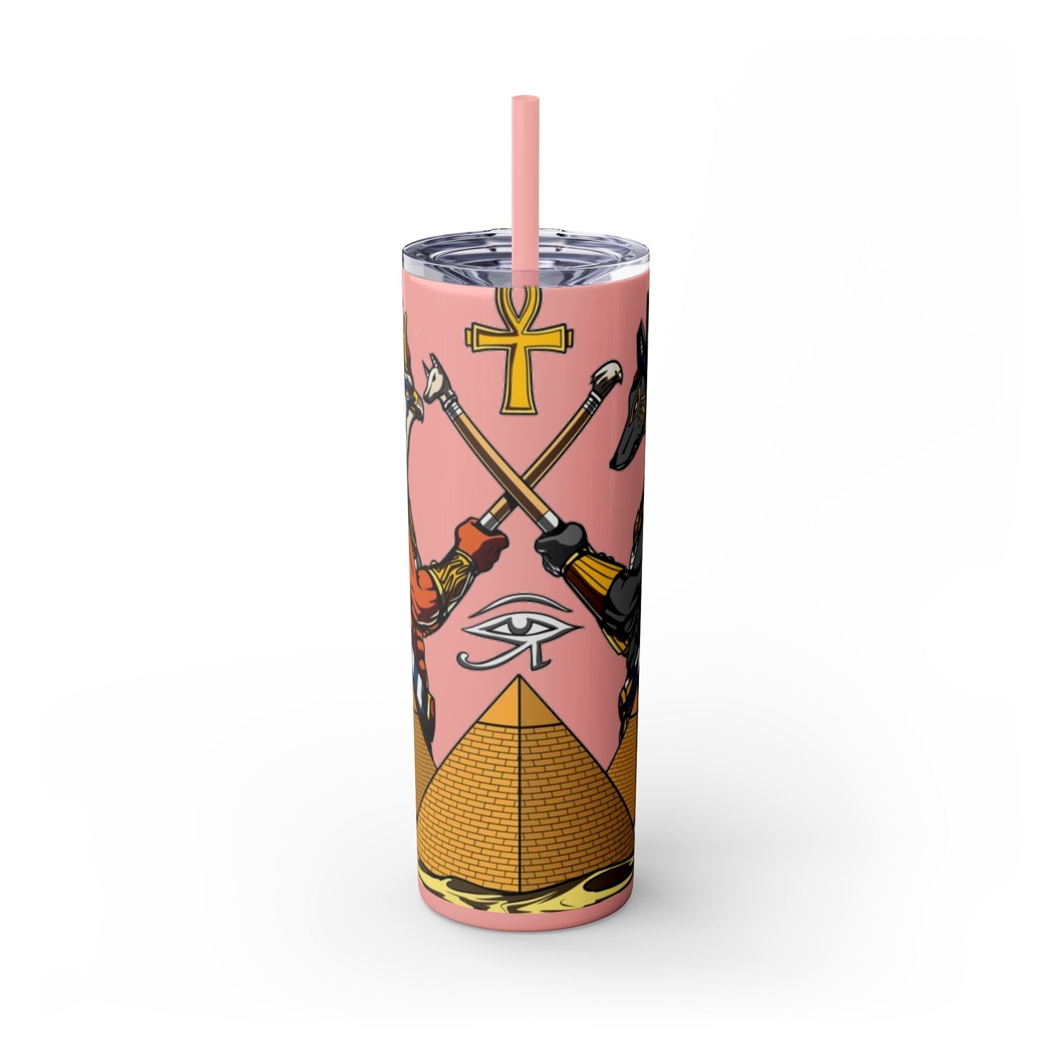 Skinny Tumbler with Straw, 20oz Printify
