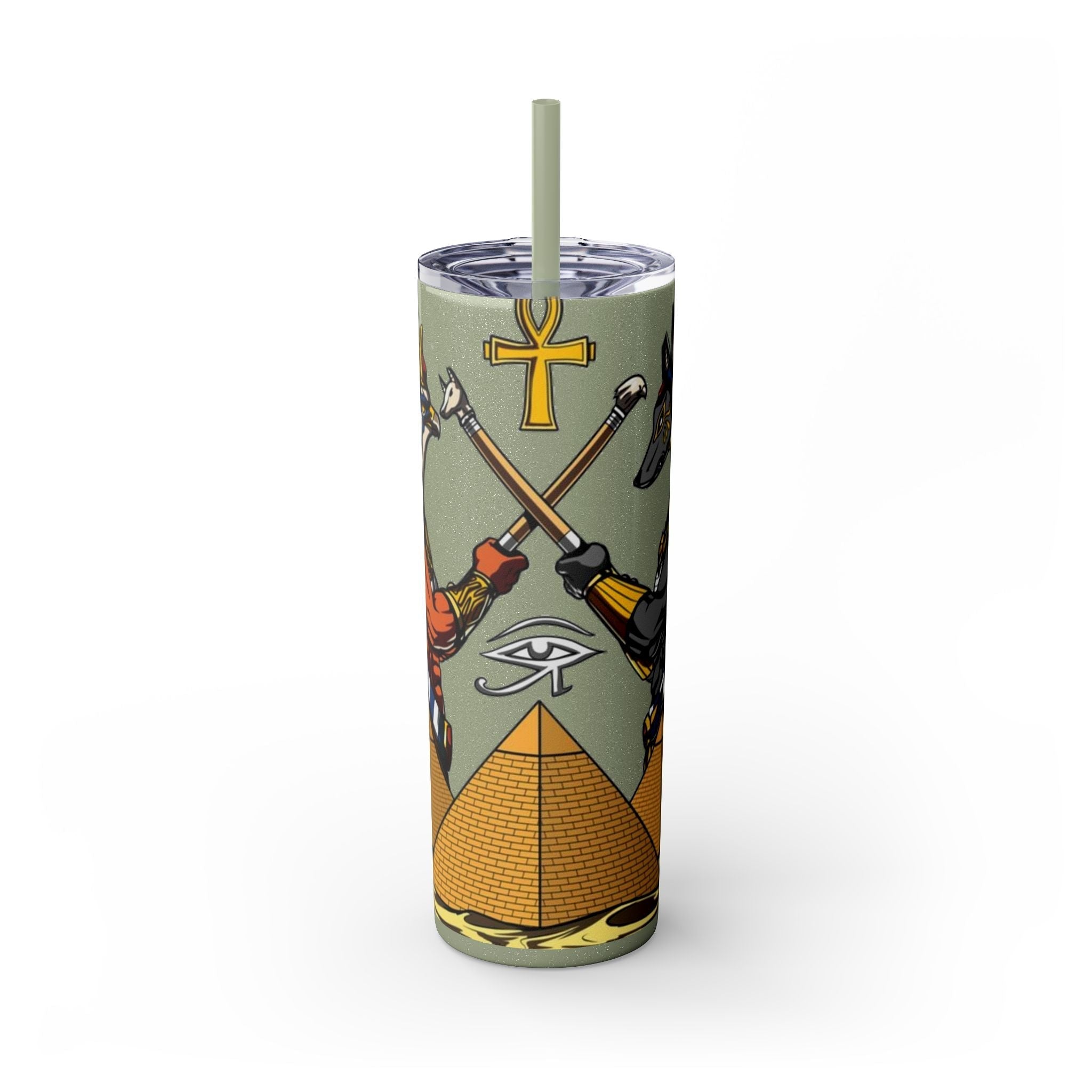 Skinny Tumbler with Straw, 20oz Printify