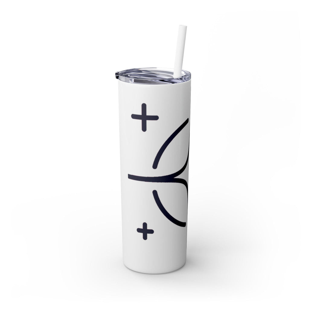 Skinny Tumbler with Straw, 20oz