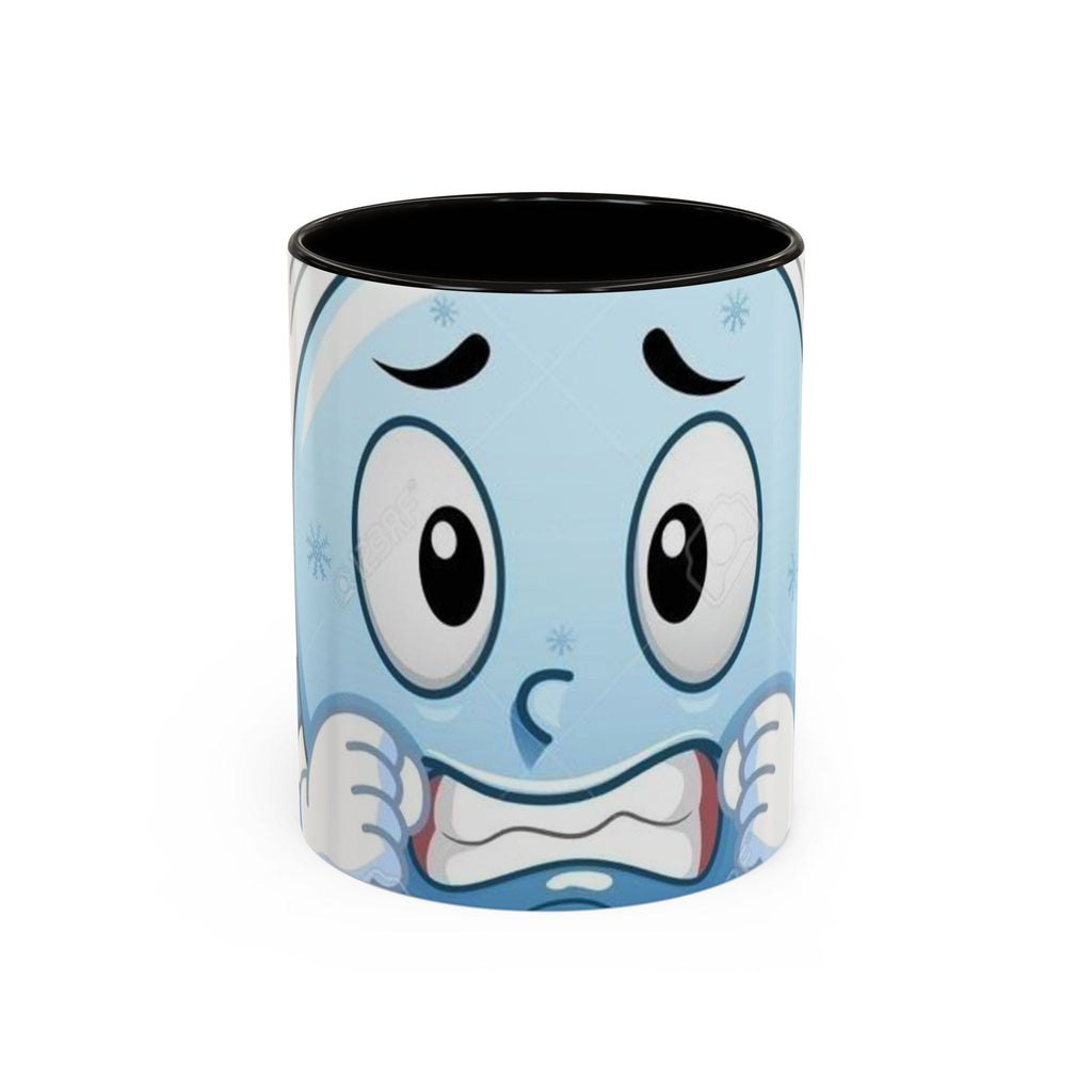 Smiley face  cold emoji  coffee mugs (11oz, 15oz) Printify
