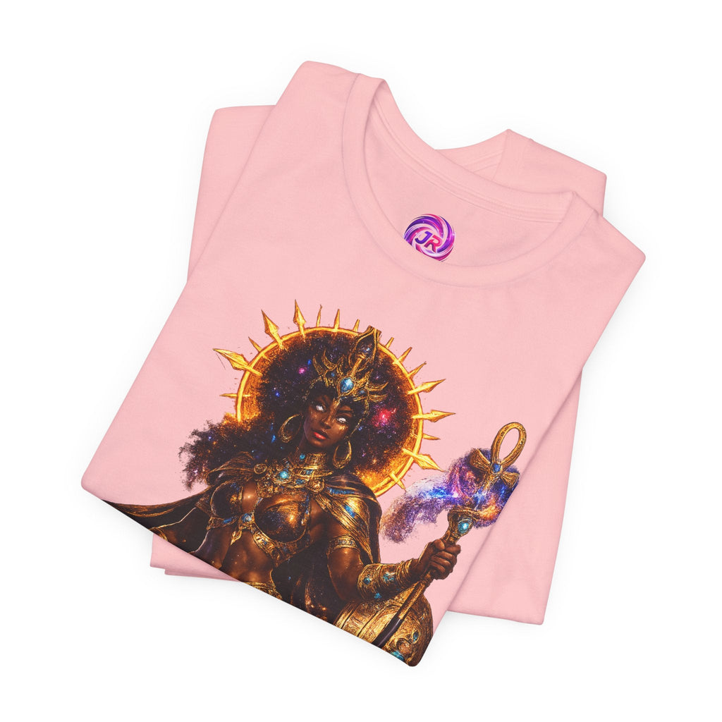Solar Goddess T-Shirt — Afrocentric Cosmic Warrior Graphic Tee Printify