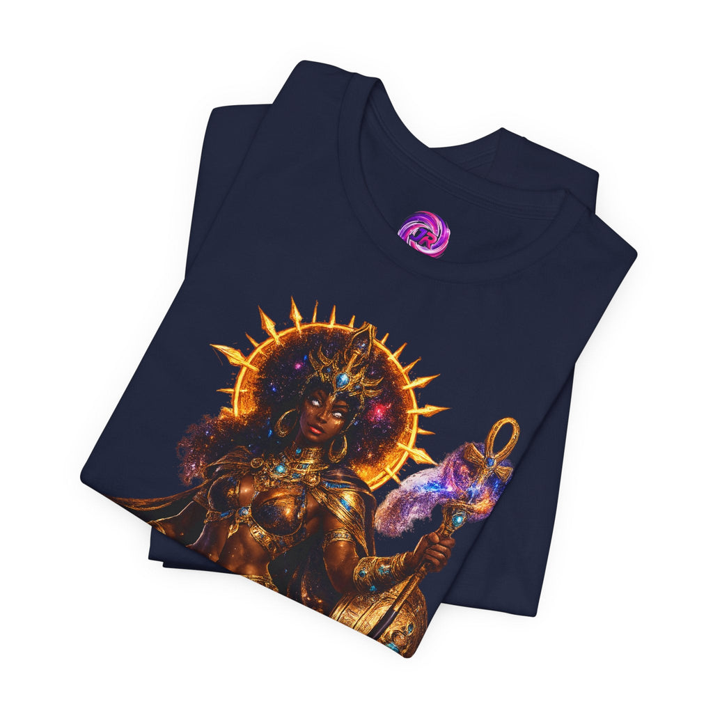 Solar Goddess T-Shirt — Afrocentric Cosmic Warrior Graphic Tee Printify