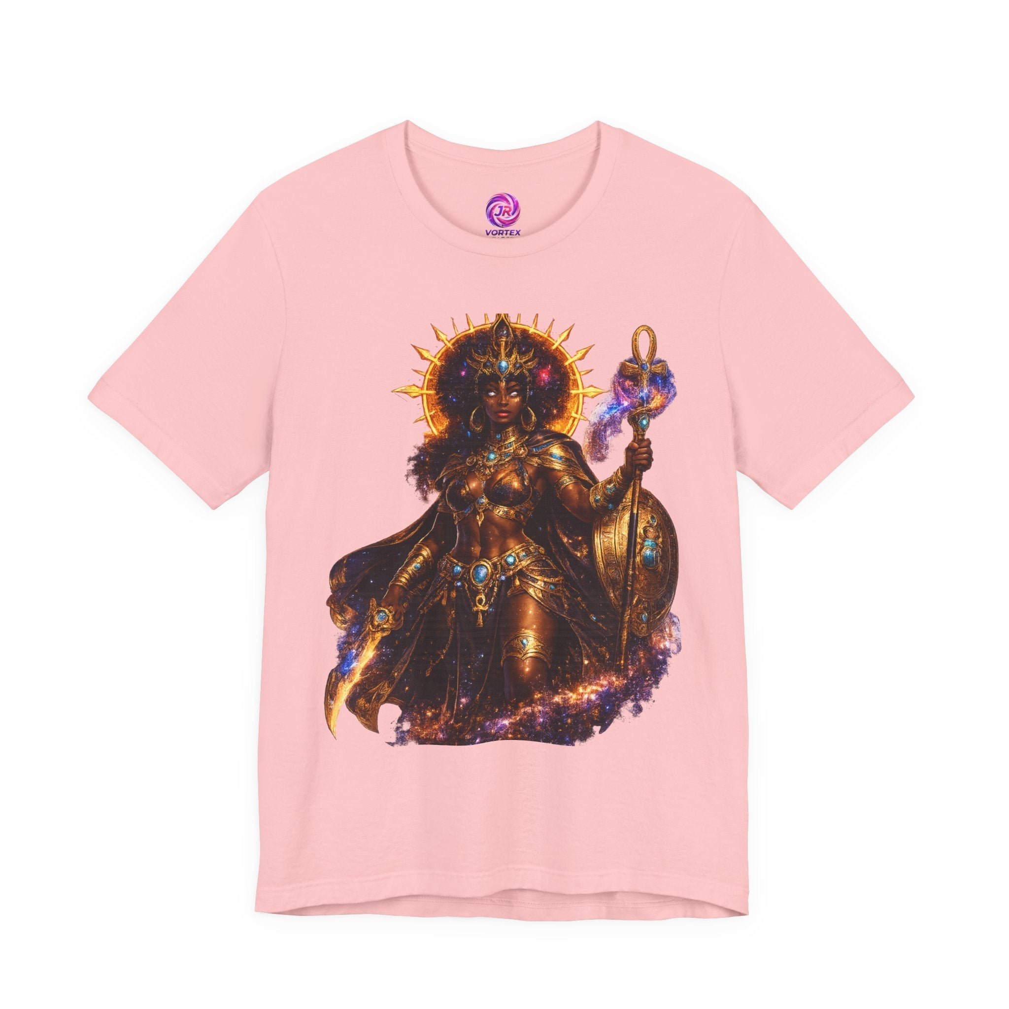 Solar Goddess T-Shirt — Afrocentric Cosmic Warrior Graphic Tee Printify