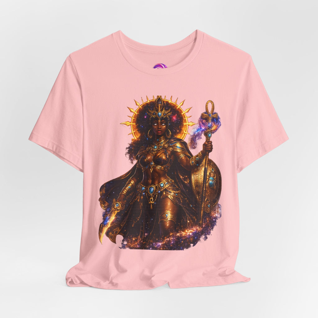 Solar Goddess T-Shirt — Afrocentric Cosmic Warrior Graphic Tee Printify