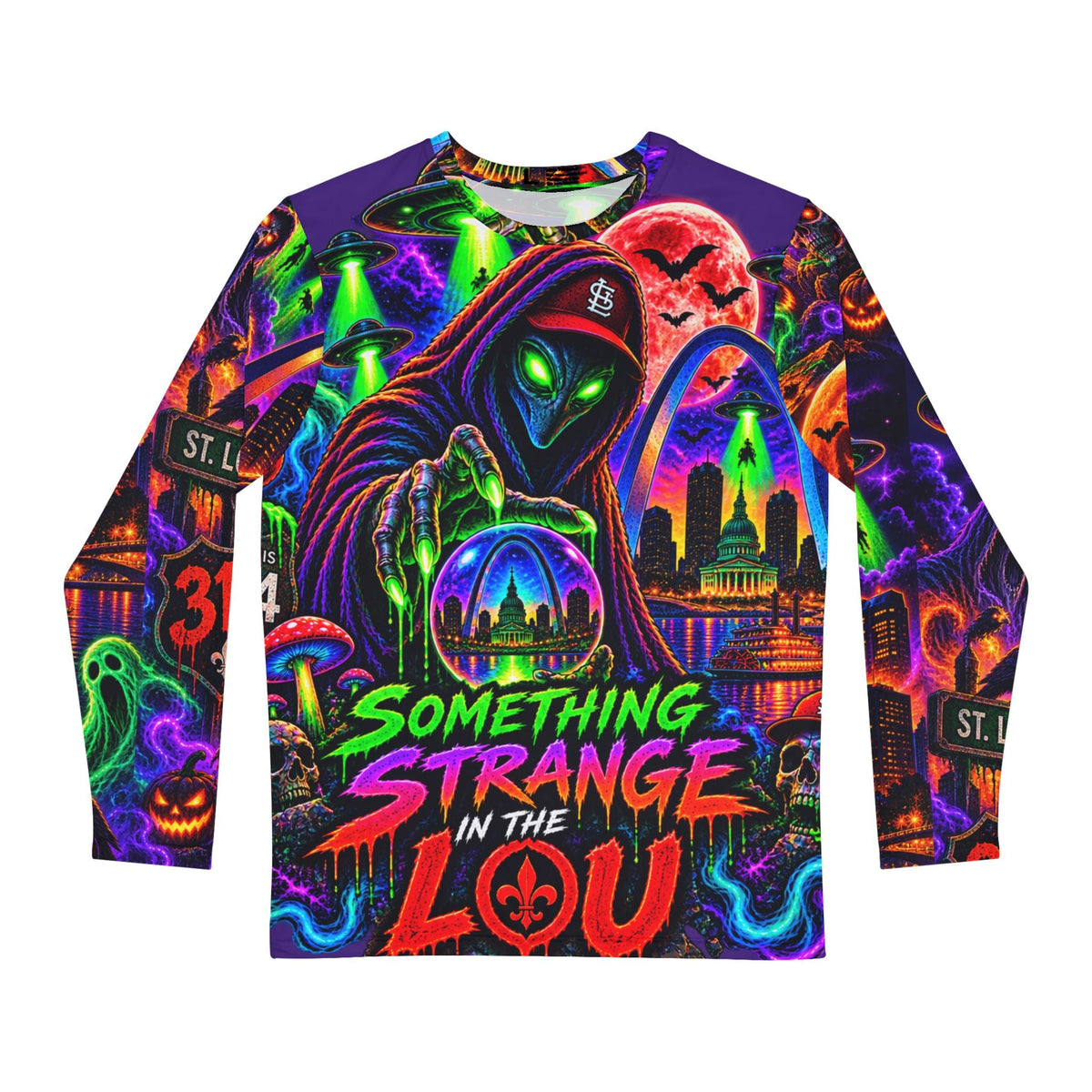 Something Strange in the Lou — Alien St. Louis AOP Long Sleeve
