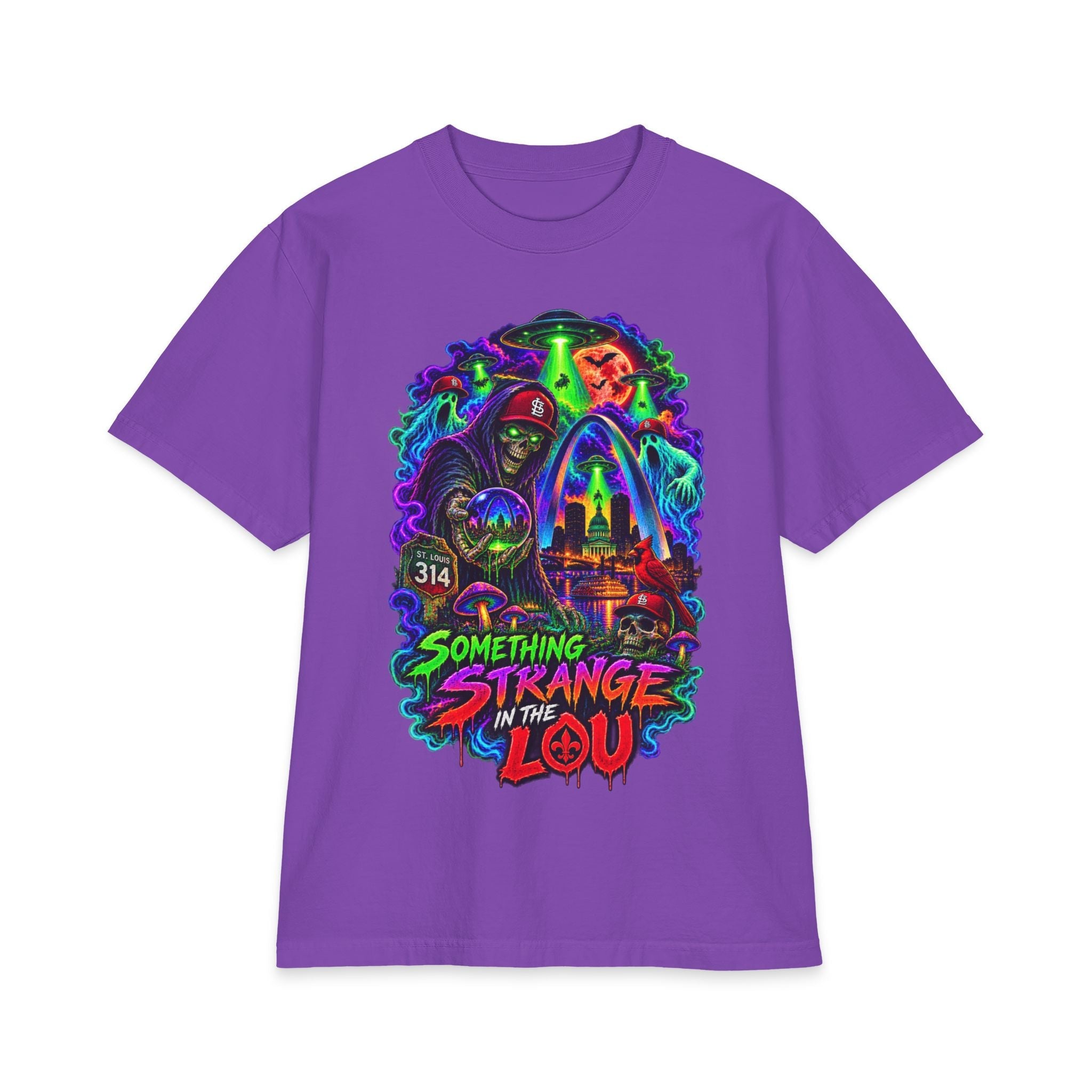 Something Strange in the Lou Heavyweight T-Shirt