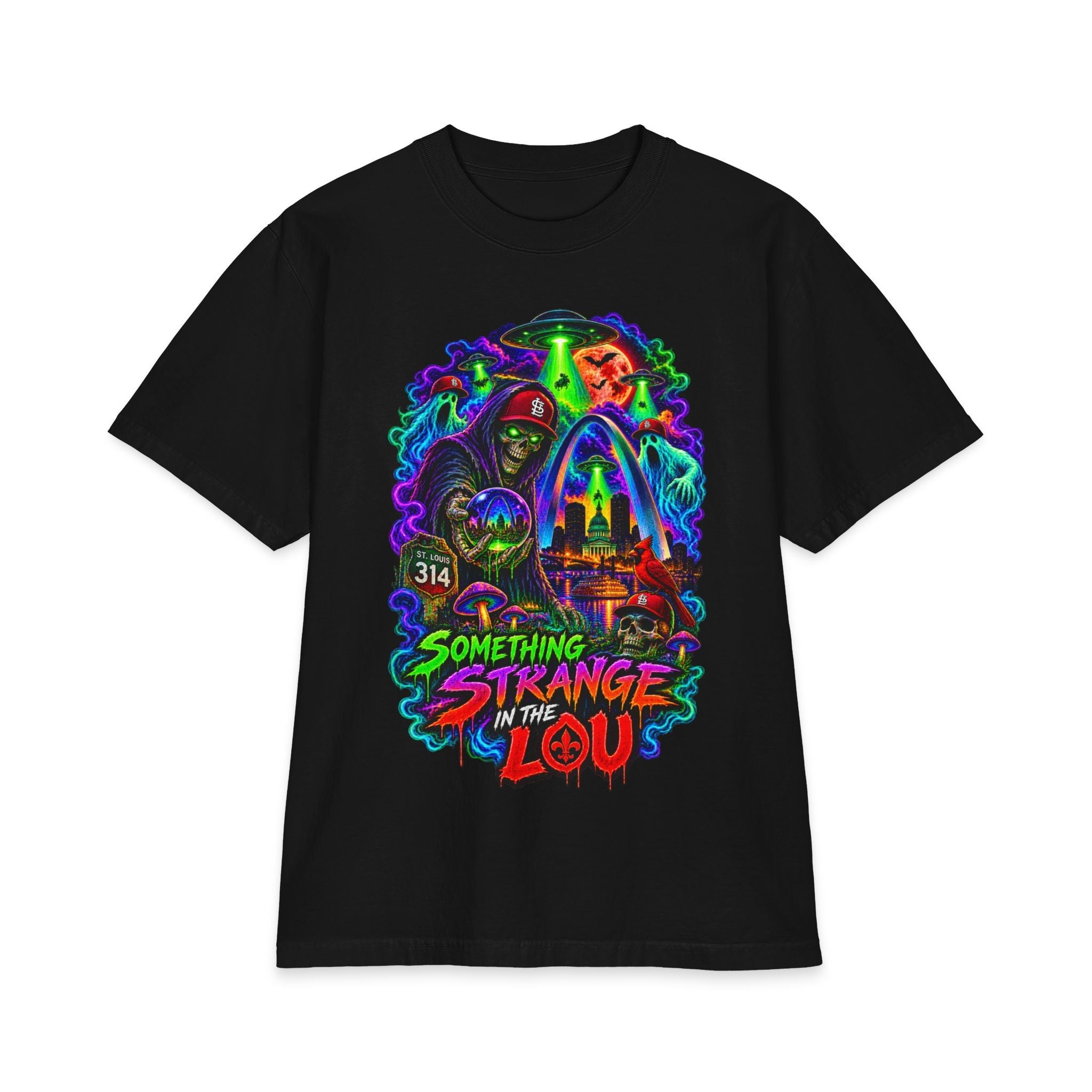 Something Strange in the Lou Heavyweight T-Shirt