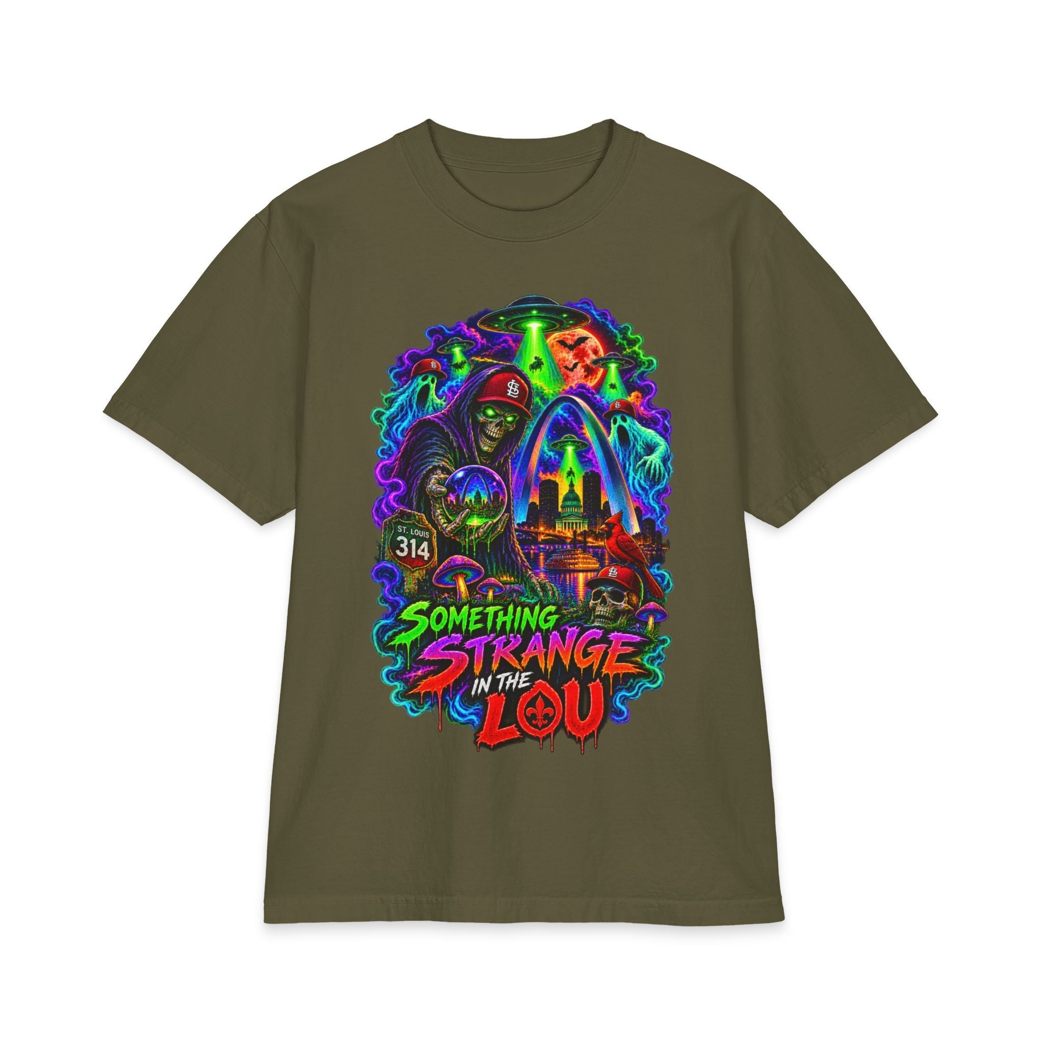 Something Strange in the Lou Heavyweight T-Shirt