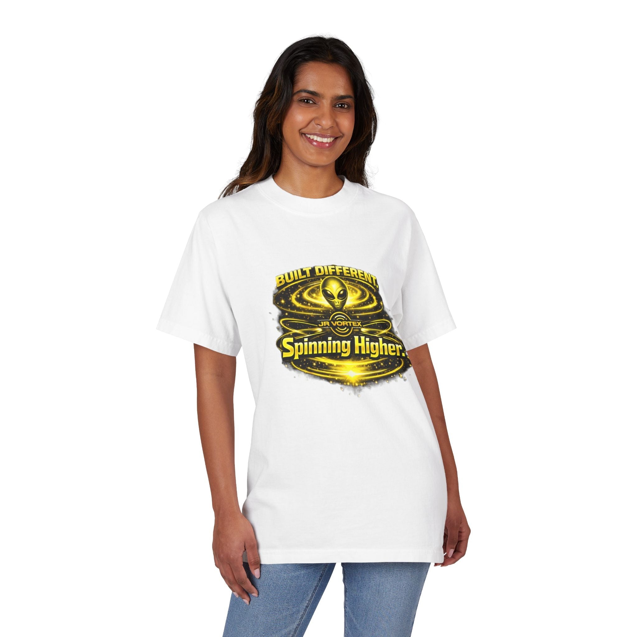 Unisex Garment-Dyed Drop-Shoulder T-Shirt Printify