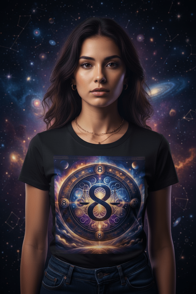 Infinity Mandala Tee — Cosmic Dark Lifestyle