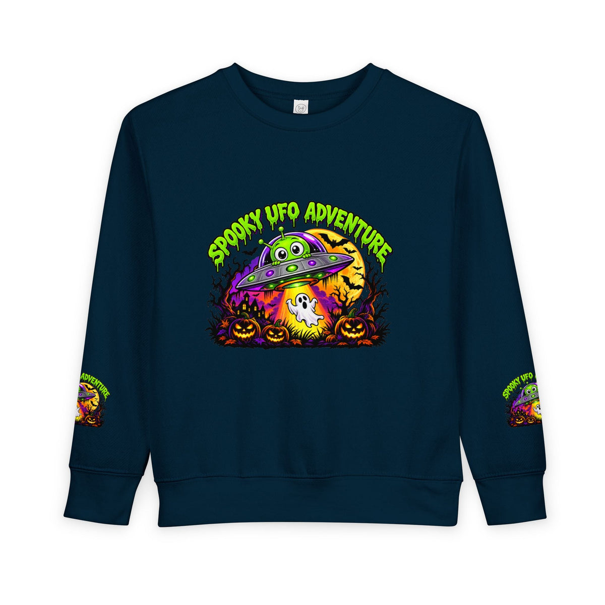 Spooky UFO Adventure Toddler Sweatshirt