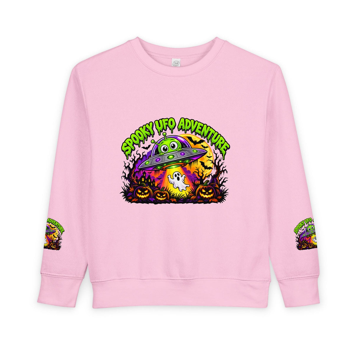 Spooky UFO Adventure Toddler Sweatshirt