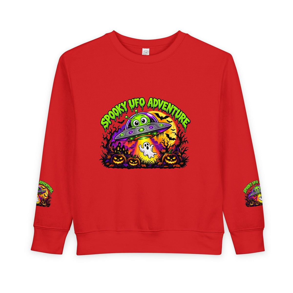 Spooky UFO Adventure Toddler Sweatshirt