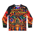 St. Louis Gateway Long Sleeve Shirt — Spirit of St. Louis Neon Cityscape